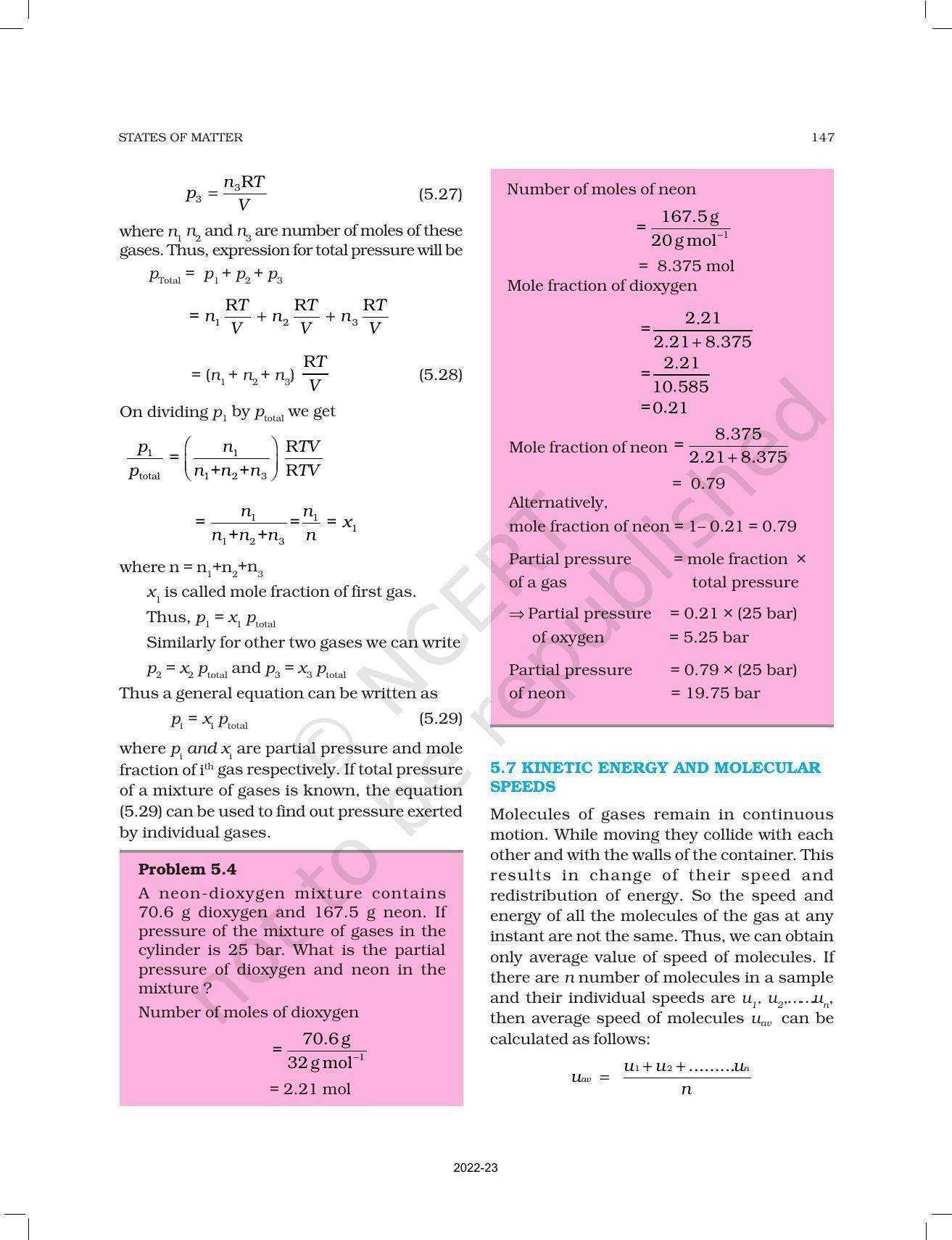NCERT Book for Class 11 Chemistry Chapter 5 States of Matter - Page 12