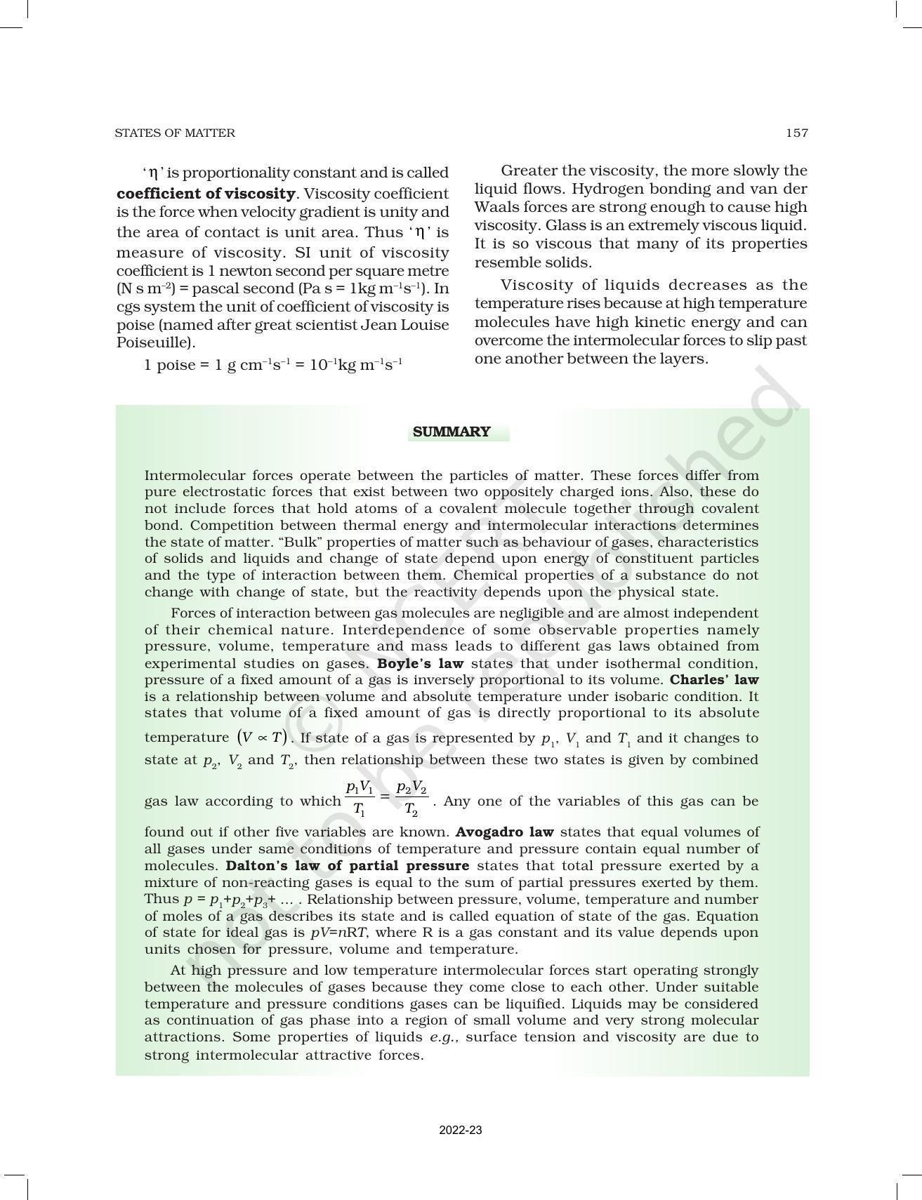 NCERT Book for Class 11 Chemistry Chapter 5 States of Matter - Page 22