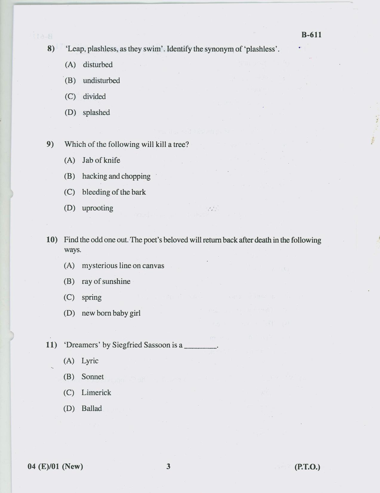 Gujarat Board Class 10th Question Paper 2018 - 04 (English F.L) English( 10th ENG MED) - Page 3