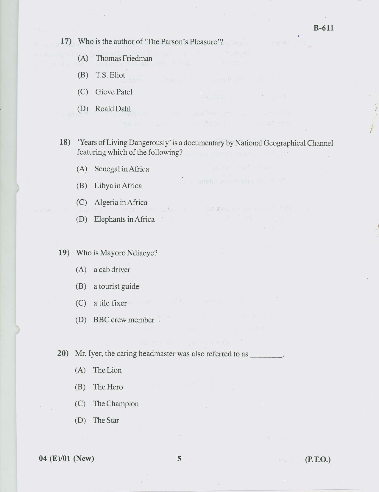 Gujarat Board Class 10th Question Paper 2018 - 04 (English F.L) English( 10th ENG MED) - Page 5