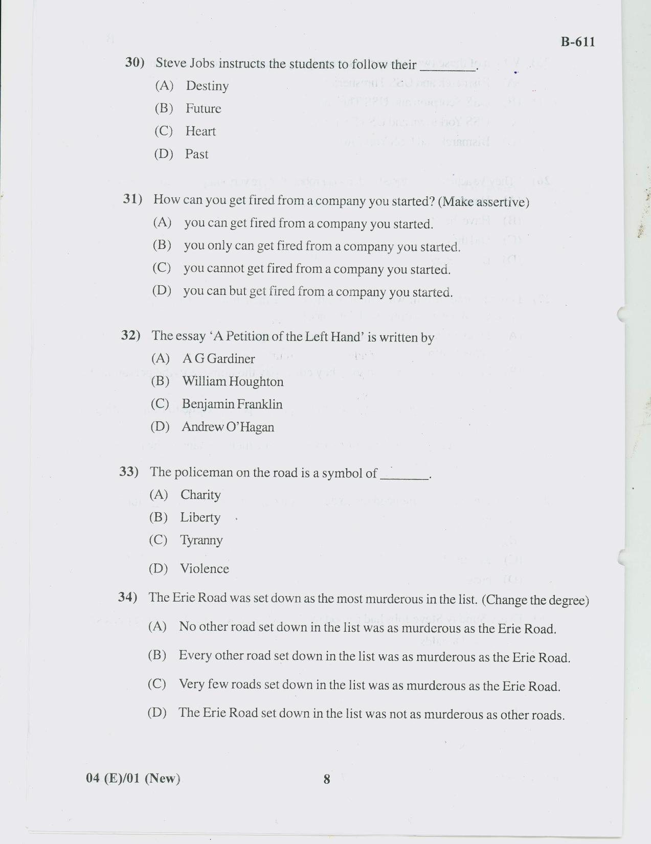 Gujarat Board Class 10th Question Paper 2018 - 04 (English F.L) English( 10th ENG MED) - Page 8