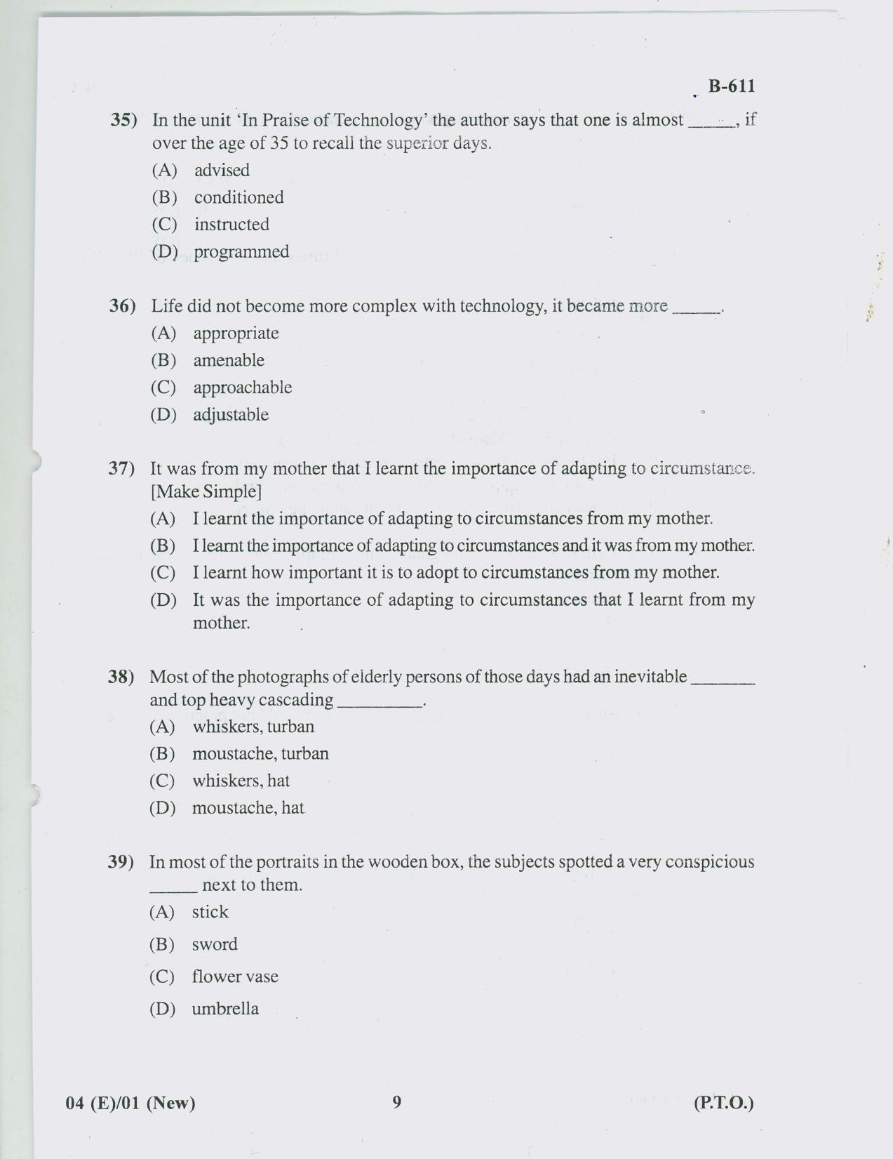 Gujarat Board Class 10th Question Paper 2018 - 04 (English F.L) English( 10th ENG MED) - Page 9
