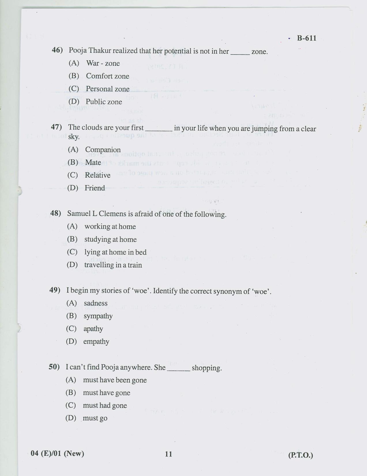 Gujarat Board Class 10th Question Paper 2018 - 04 (English F.L) English( 10th ENG MED) - Page 11