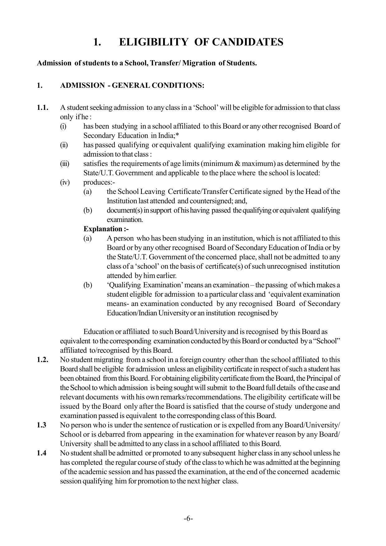 Mizoram Board Class 9 & 10 Syllabus - Page 6