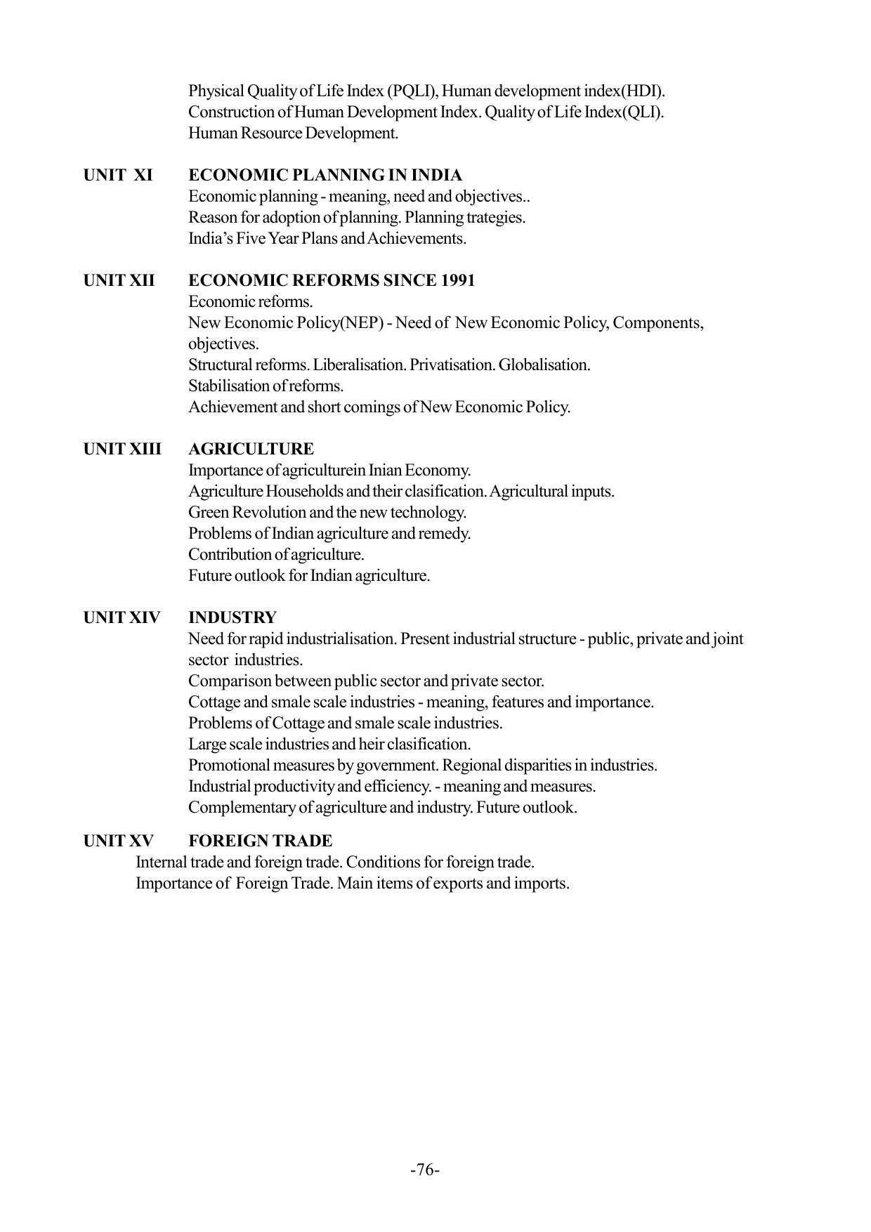 Mizoram Board Class 9 & 10 Syllabus - Page 76