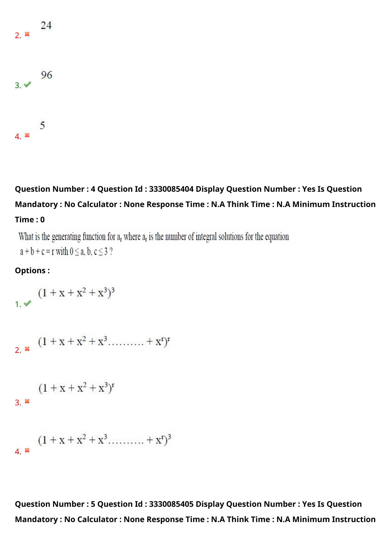 AP PGECET 2024 Computer Science Engineering Question Paper with Preliminary Key - Page 4