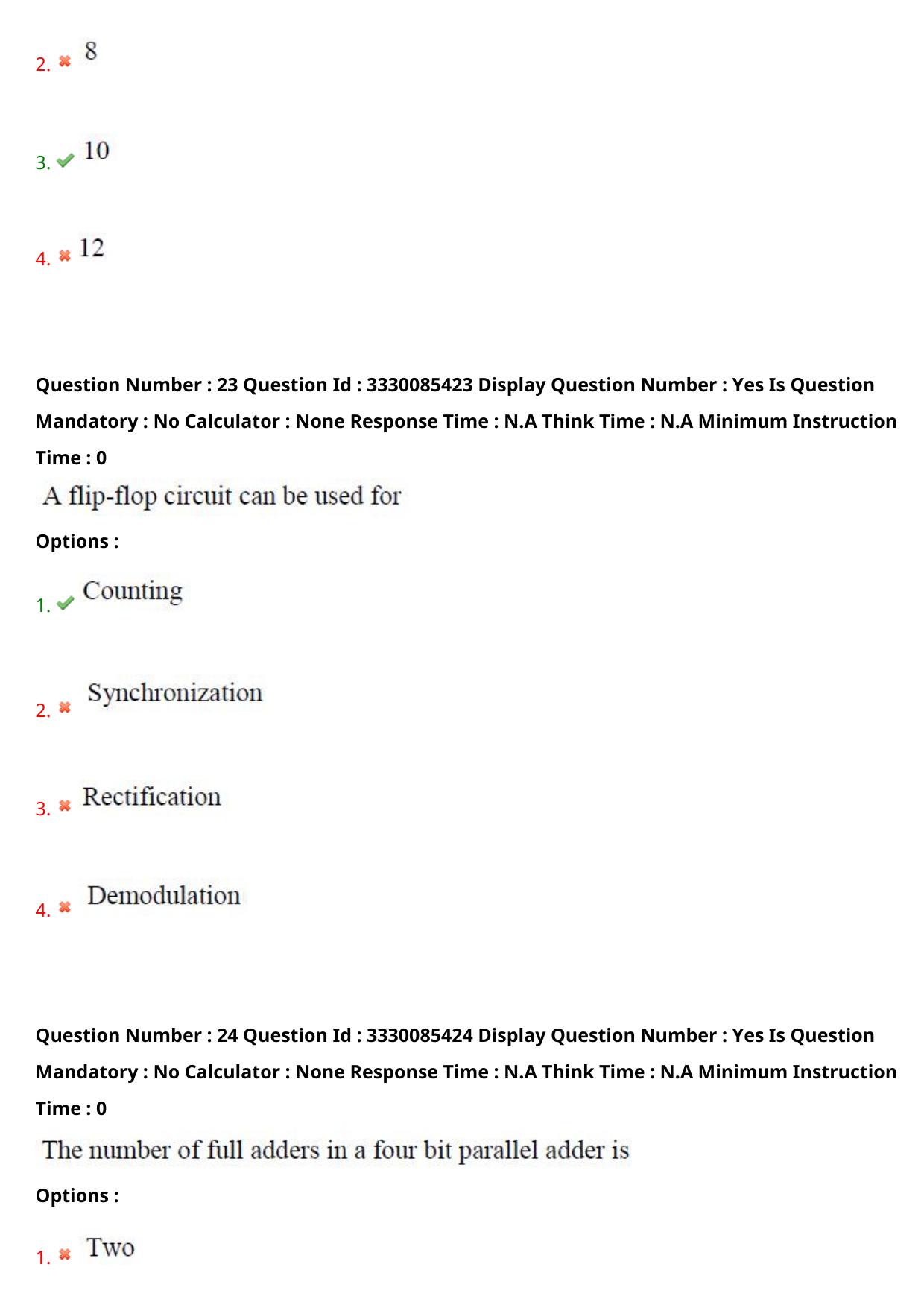 AP PGECET 2024 Computer Science Engineering Question Paper with Preliminary Key - Page 15