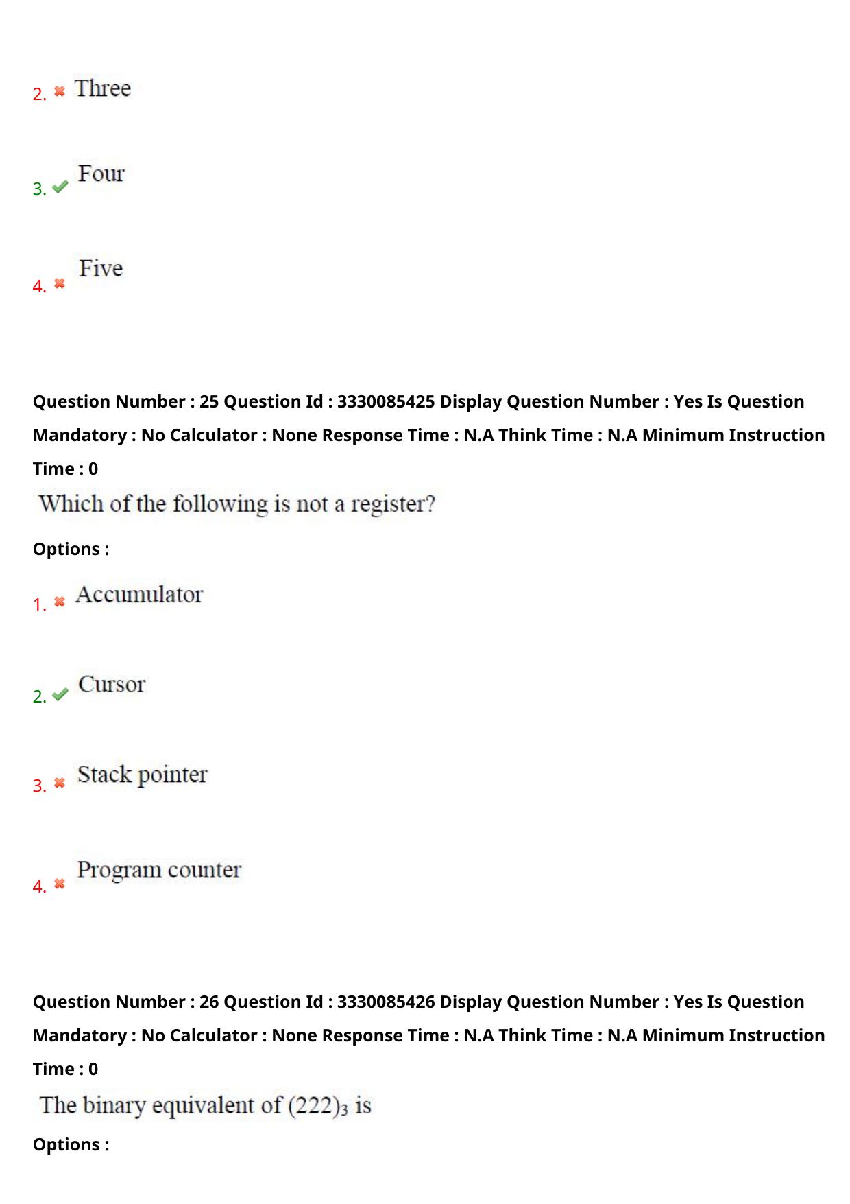 AP PGECET 2024 Computer Science Engineering Question Paper with Preliminary Key - Page 16