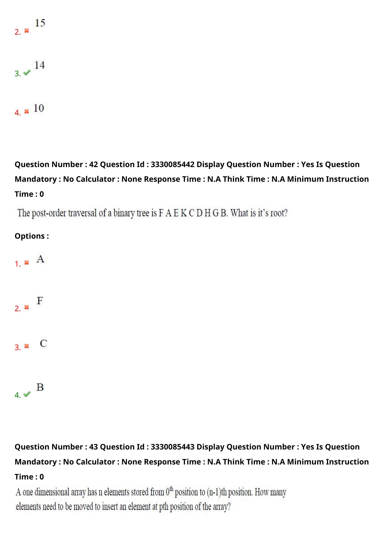 AP PGECET 2024 Computer Science Engineering Question Paper with Preliminary Key - Page 26