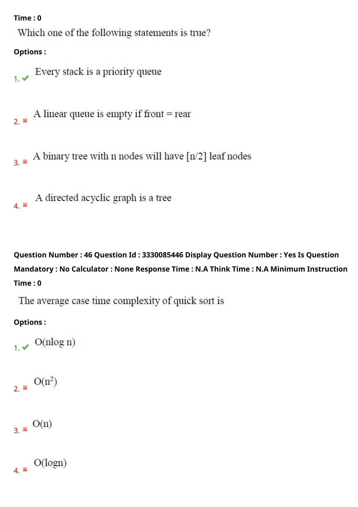 AP PGECET 2024 Computer Science Engineering Question Paper with Preliminary Key - Page 28