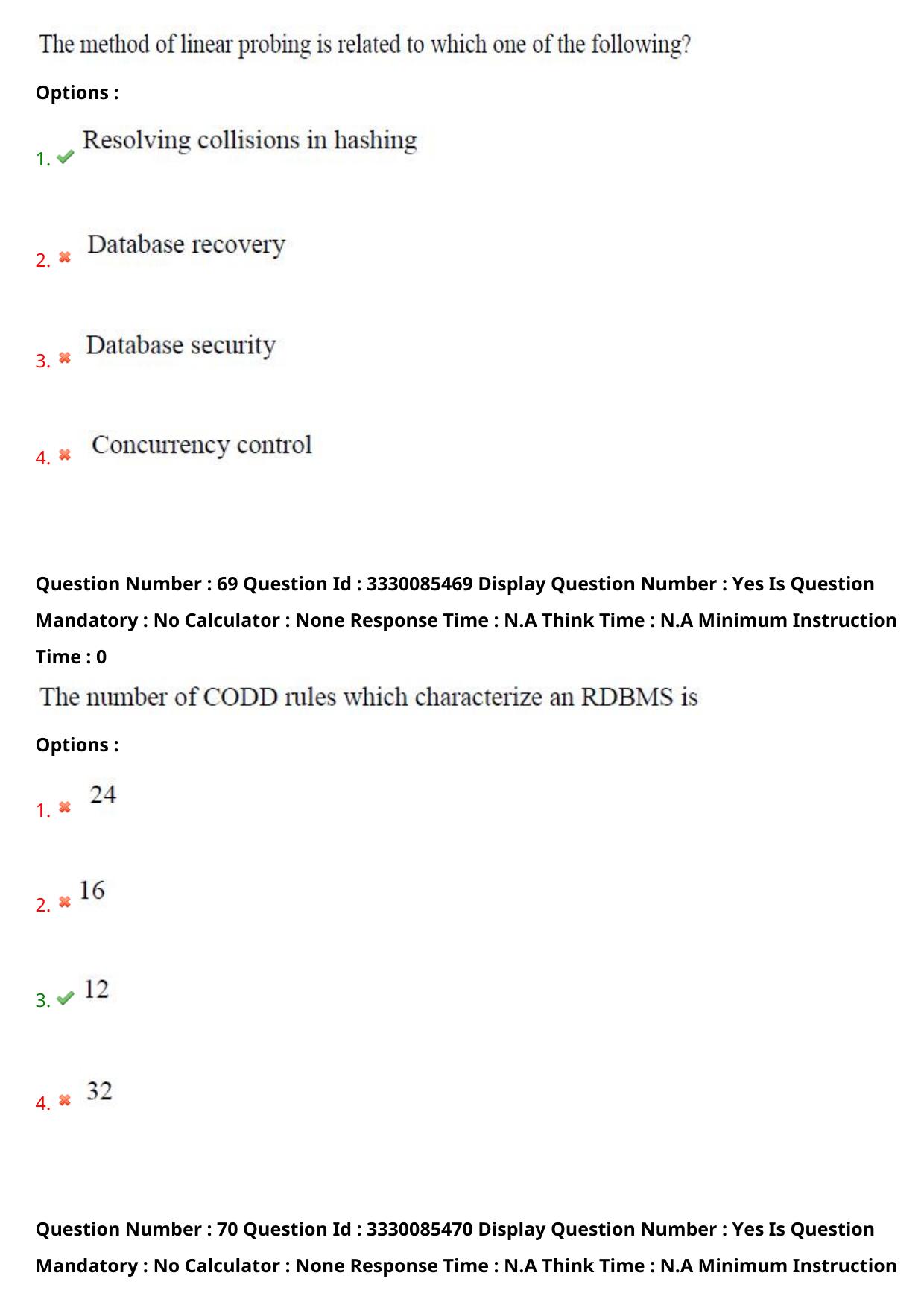 AP PGECET 2024 Computer Science Engineering Question Paper with Preliminary Key - Page 41