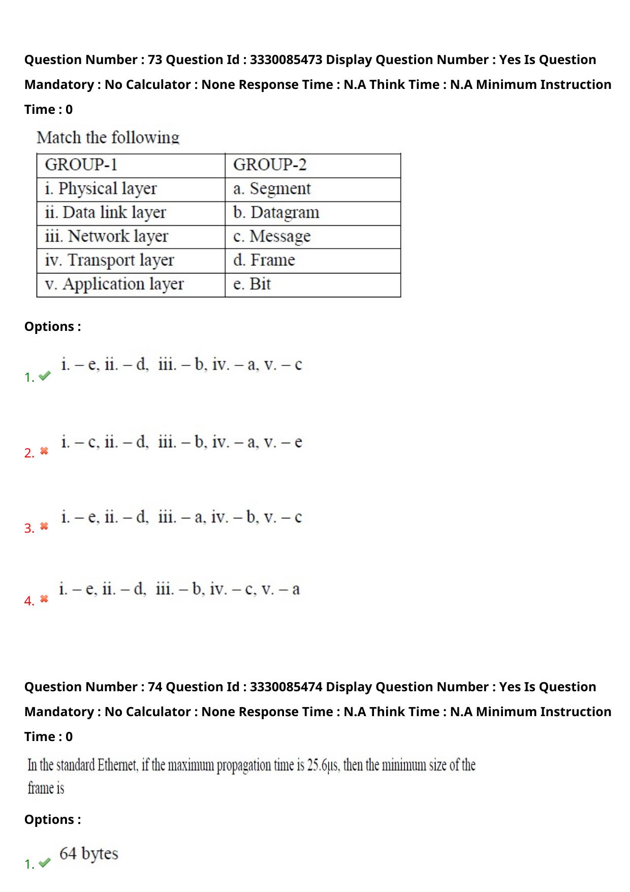 AP PGECET 2024 Computer Science Engineering Question Paper with Preliminary Key - Page 44
