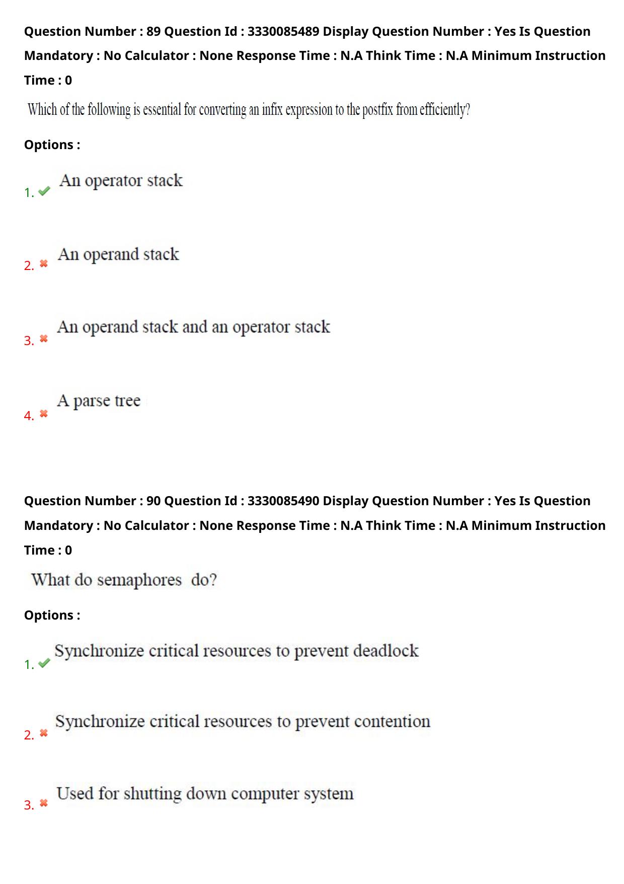 AP PGECET 2024 Computer Science Engineering Question Paper with Preliminary Key - Page 53