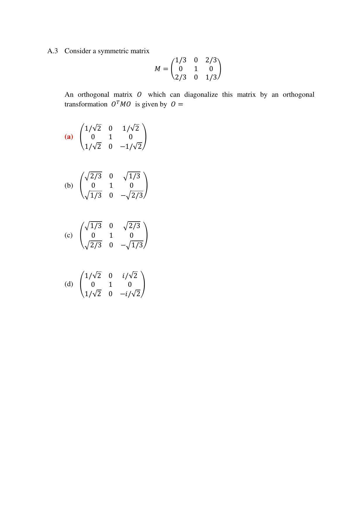 TIFR GS 2023 Physics Question Paper - Page 3