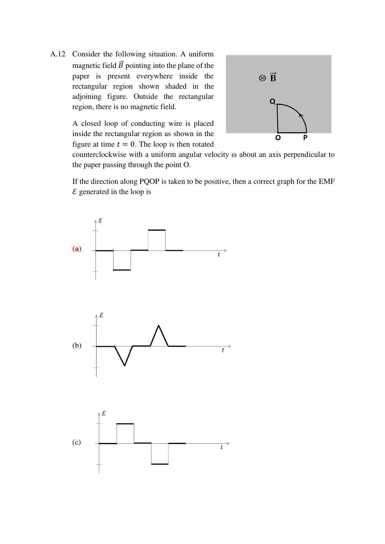 TIFR GS 2023 Physics Question Paper - Page 12