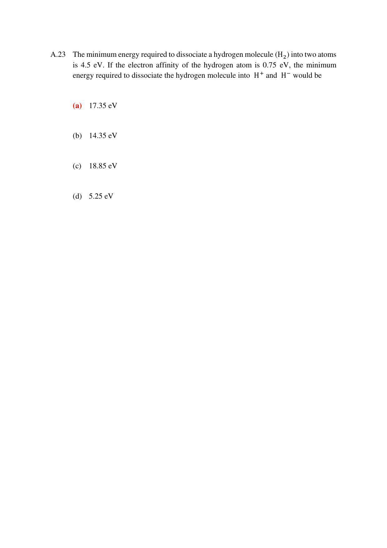 TIFR GS 2023 Physics Question Paper - Page 24