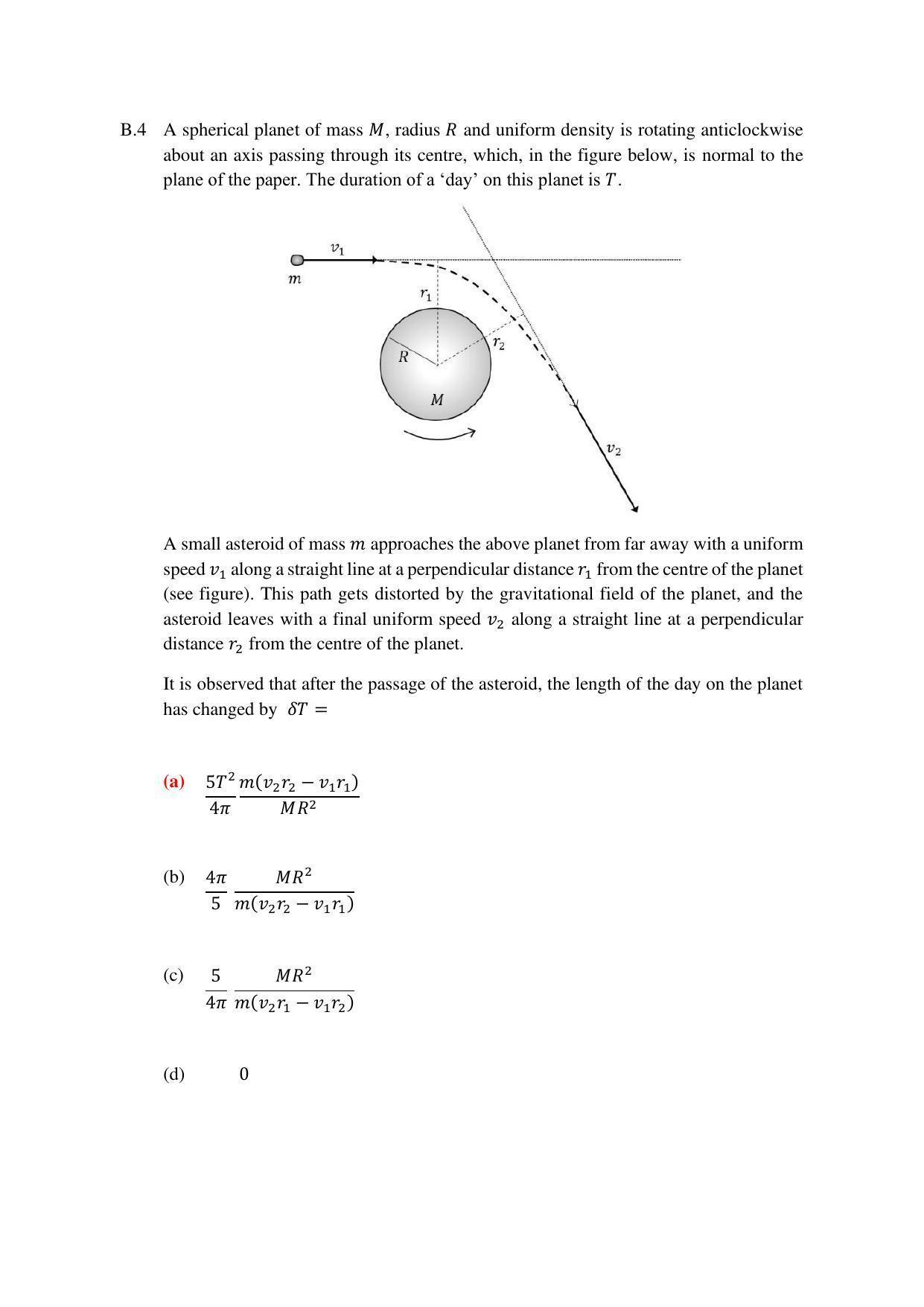 TIFR GS 2023 Physics Question Paper - Page 30