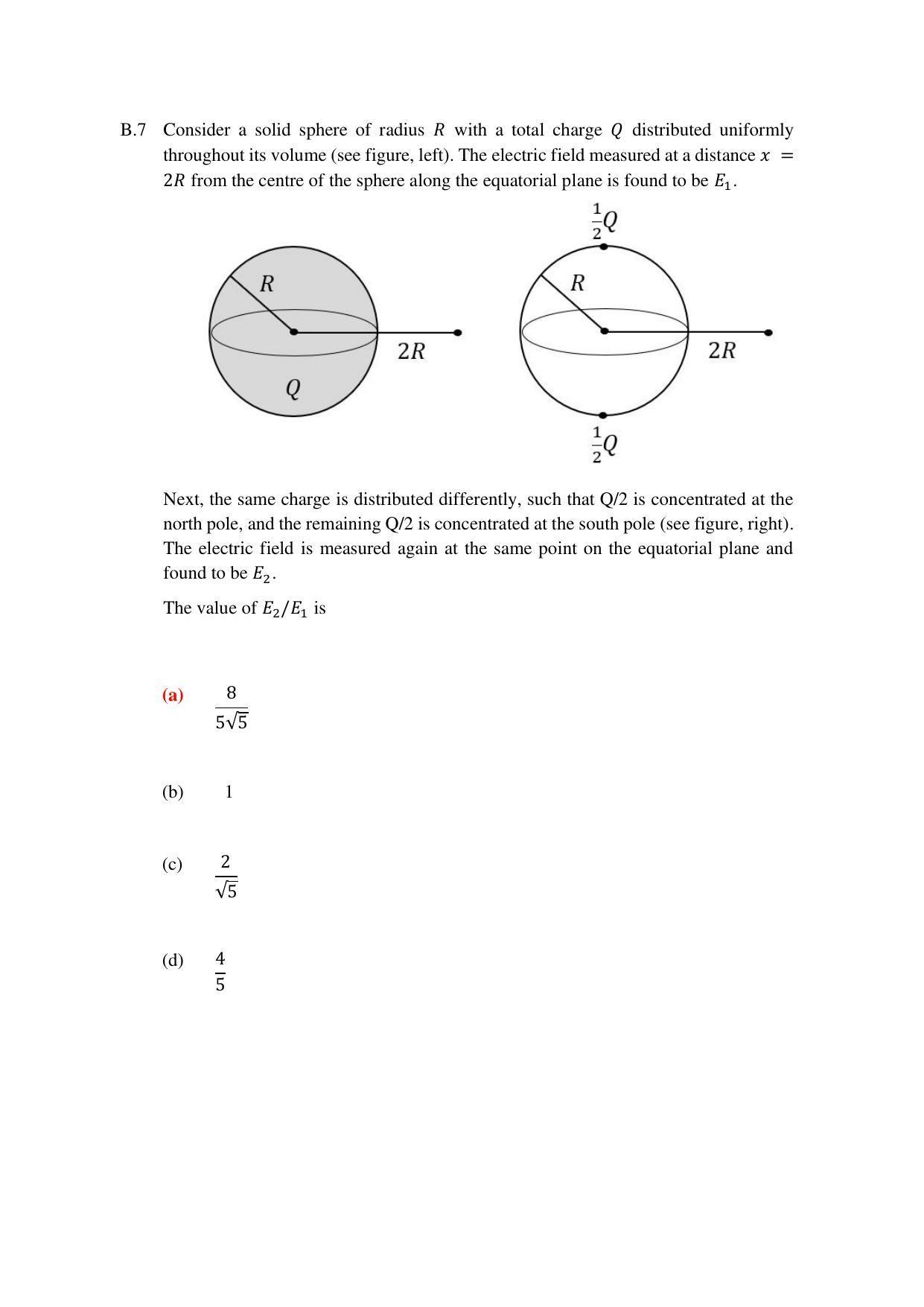 TIFR GS 2023 Physics Question Paper - Page 33