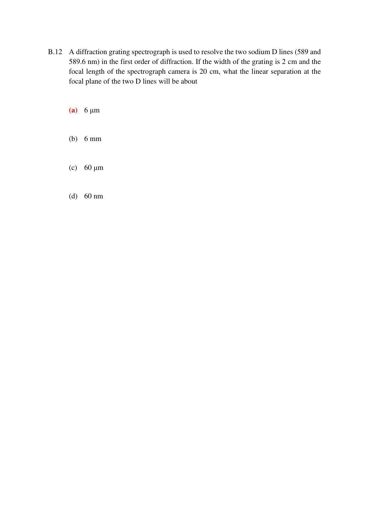 TIFR GS 2023 Physics Question Paper - Page 38