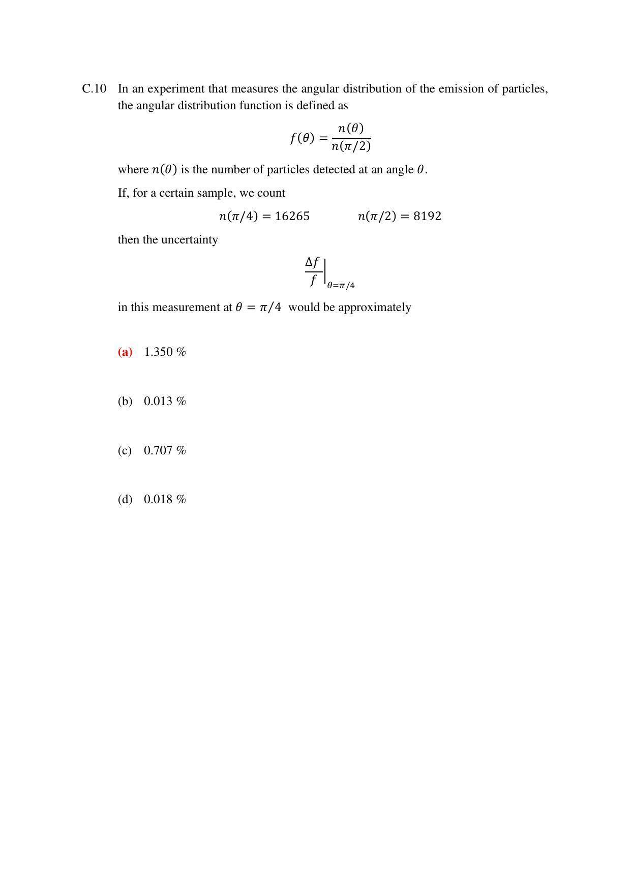TIFR GS 2023 Physics Question Paper - Page 51