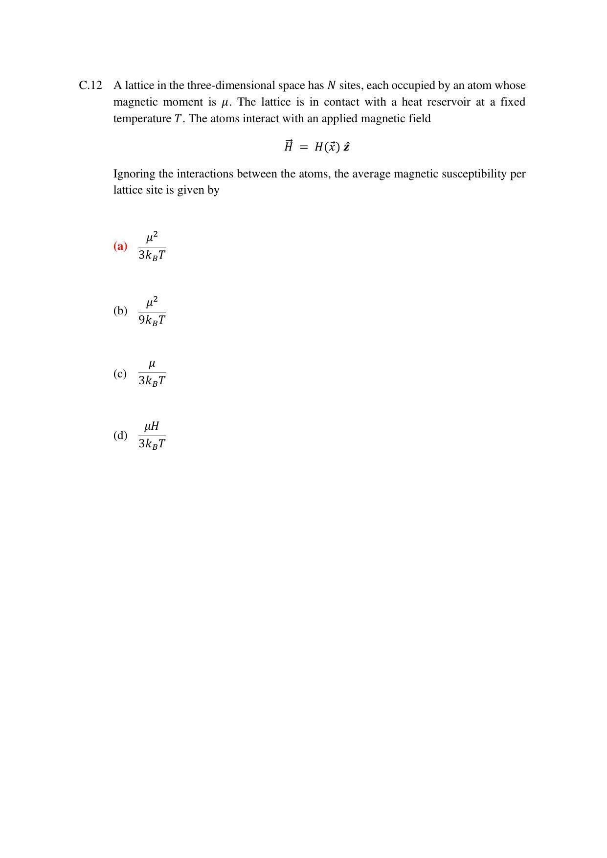 TIFR GS 2023 Physics Question Paper - Page 53