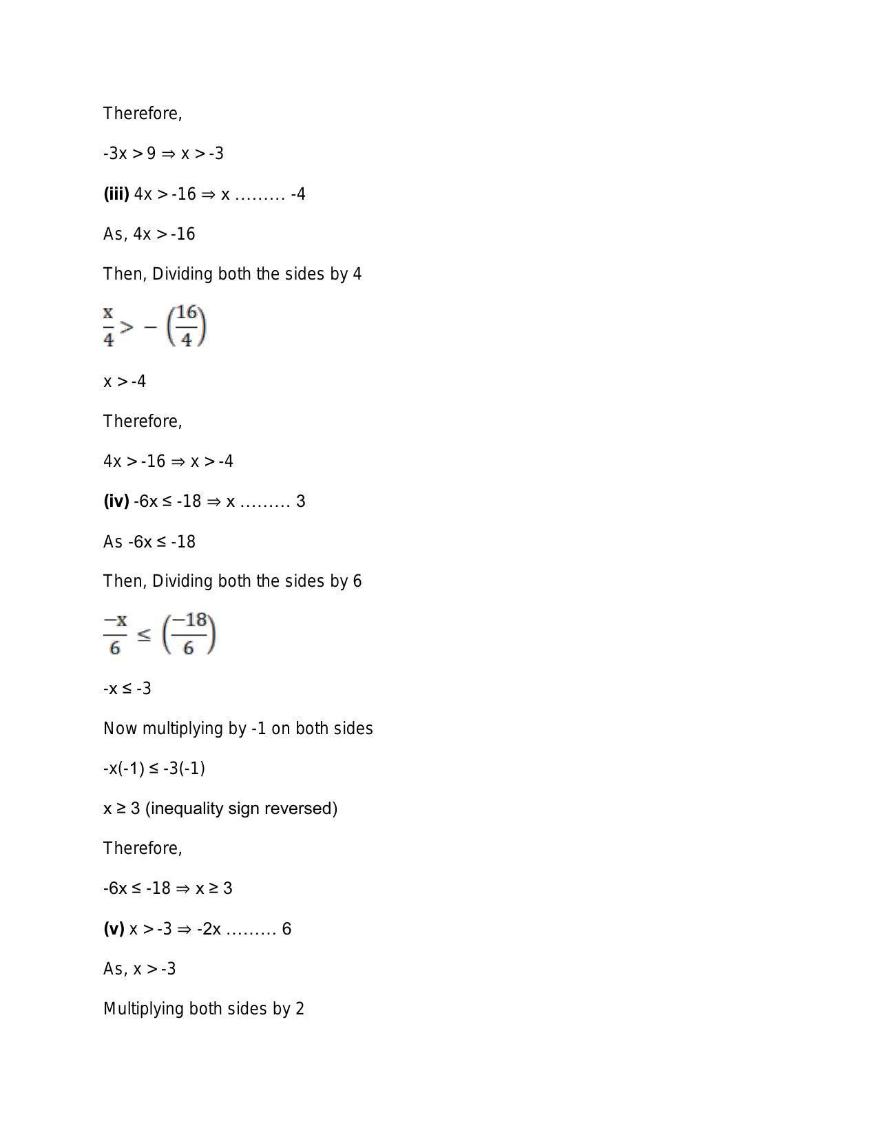 Chapter 6: Linear Inequations (In One Variable): RS Aggarwal Class 11 Solutions - Page 2
