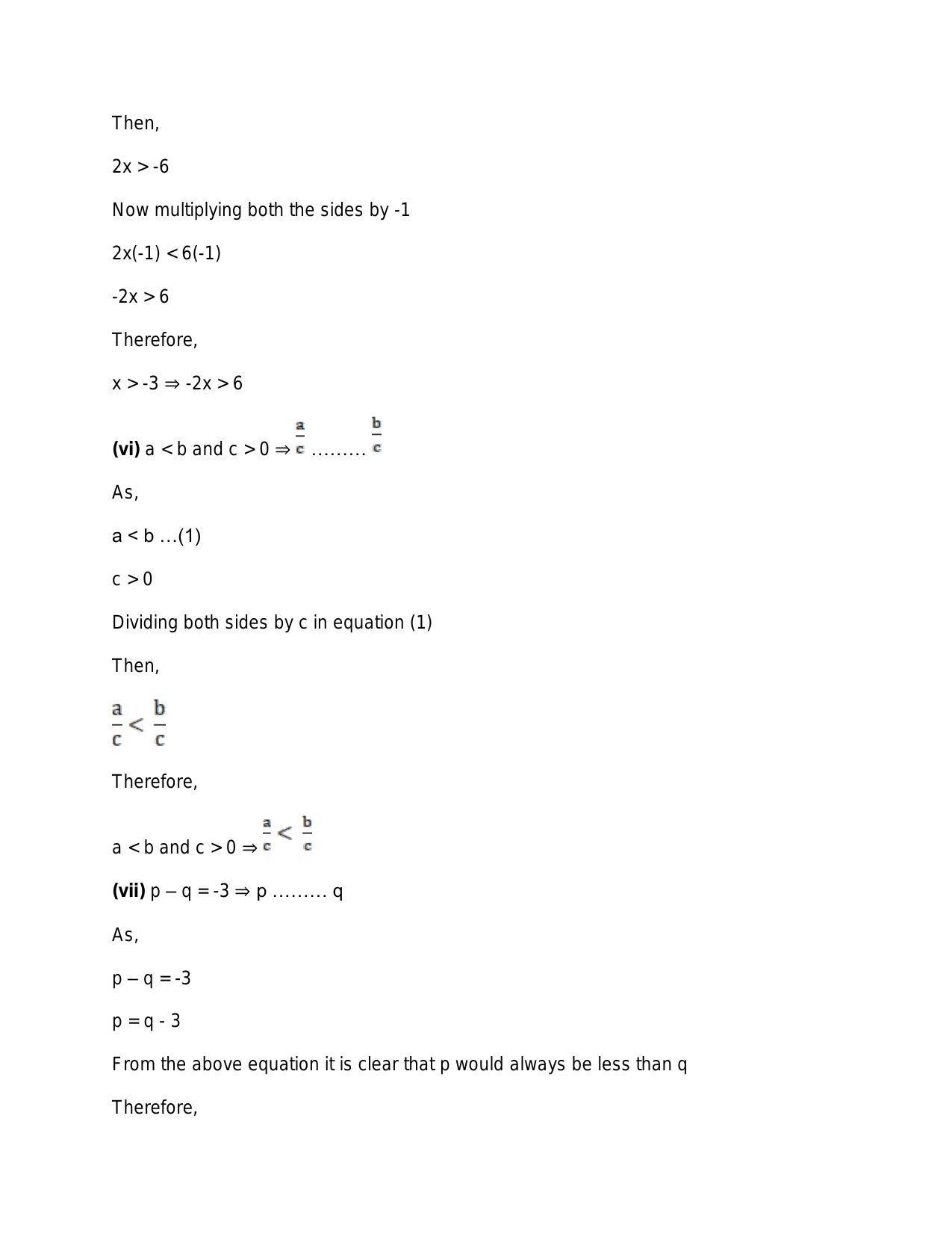Chapter 6: Linear Inequations (In One Variable): RS Aggarwal Class 11 Solutions - Page 3