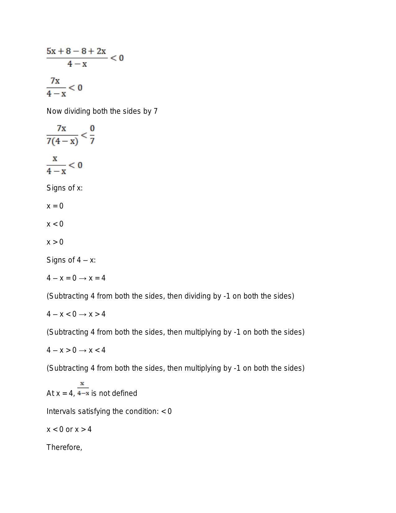 Chapter 6: Linear Inequations (In One Variable): RS Aggarwal Class 11 Solutions - Page 25