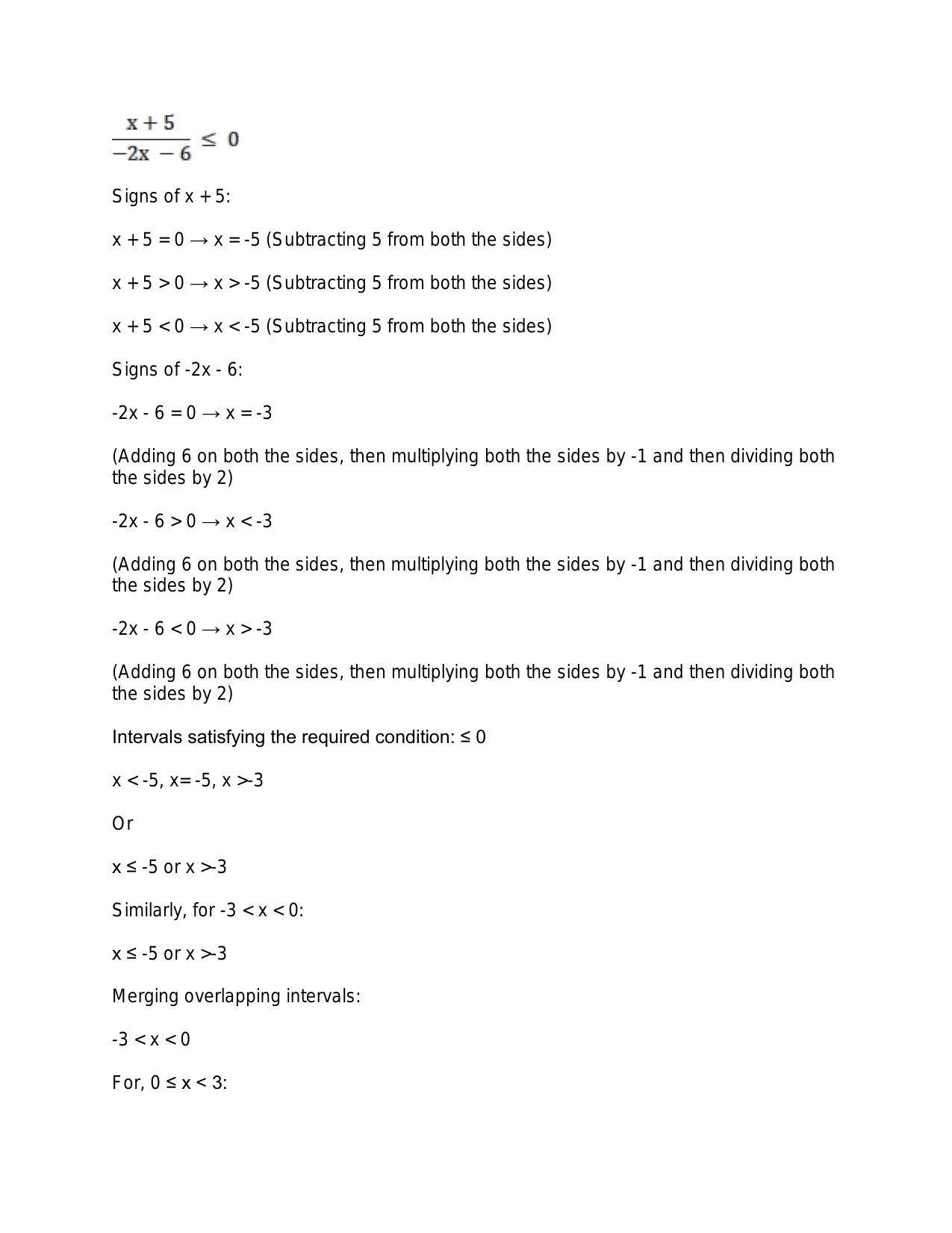 Chapter 6: Linear Inequations (In One Variable): RS Aggarwal Class 11 Solutions - Page 31