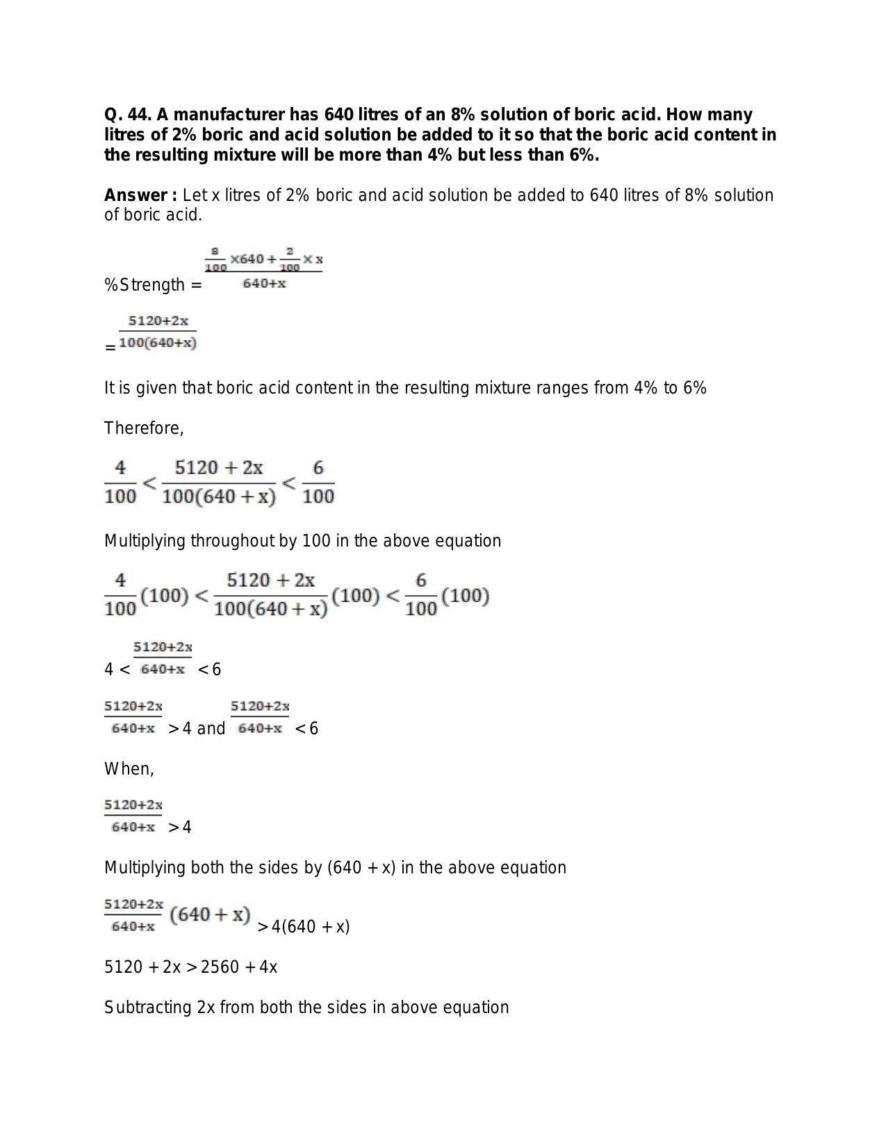 Chapter 6: Linear Inequations (In One Variable): RS Aggarwal Class 11 Solutions - Page 69
