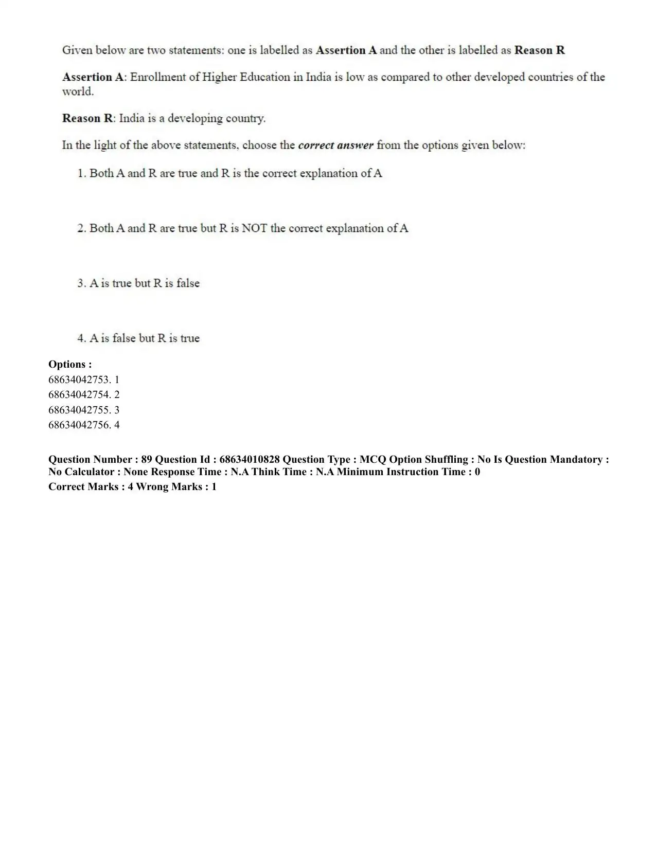 CUET PG 2023:COQP15 – M.Ed. (Hindi)-(09-06-2023) Question Paper - Page 176