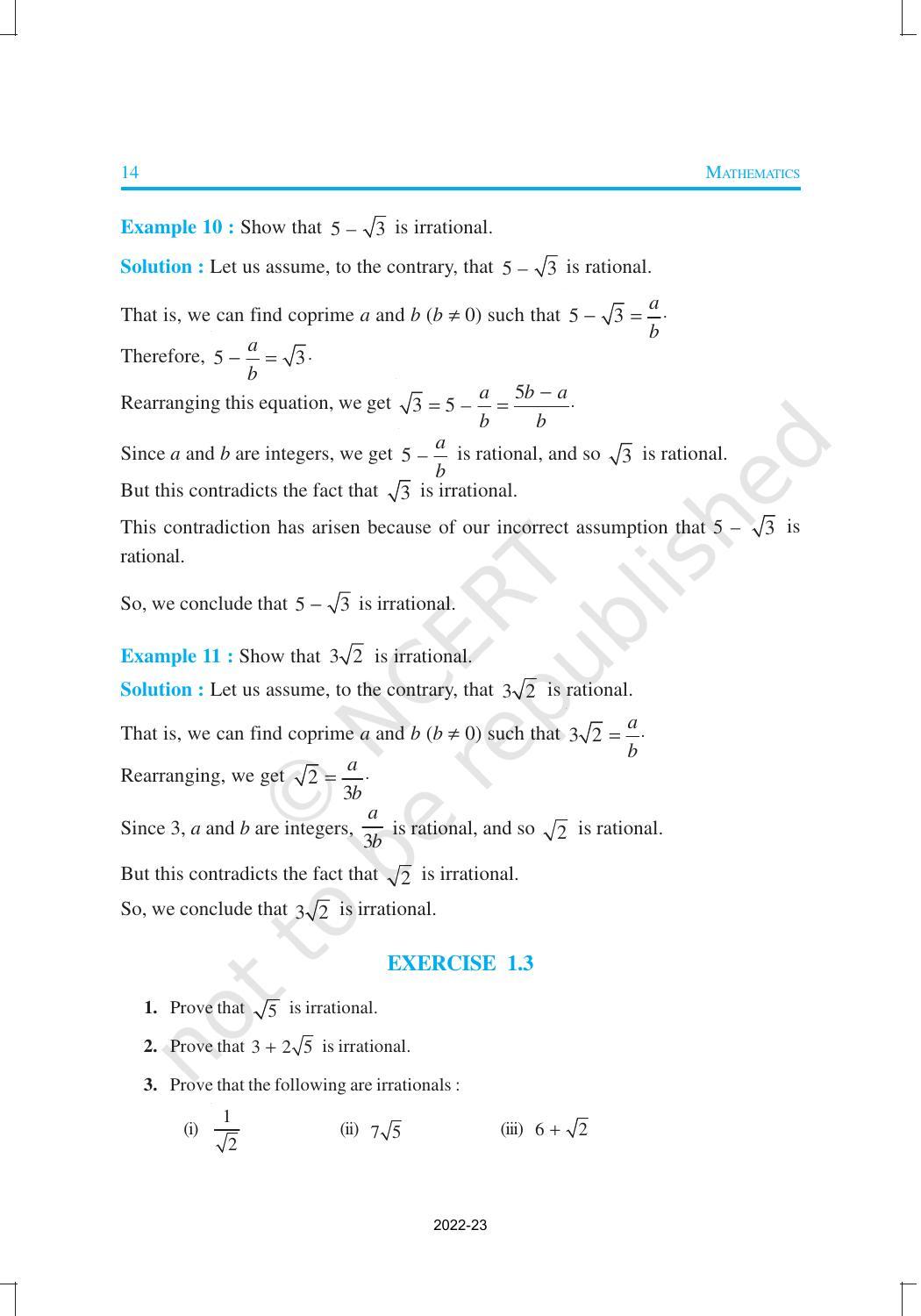 NCERT Book for Class 10 Maths Chapter 1 Real Numbers - Page 14