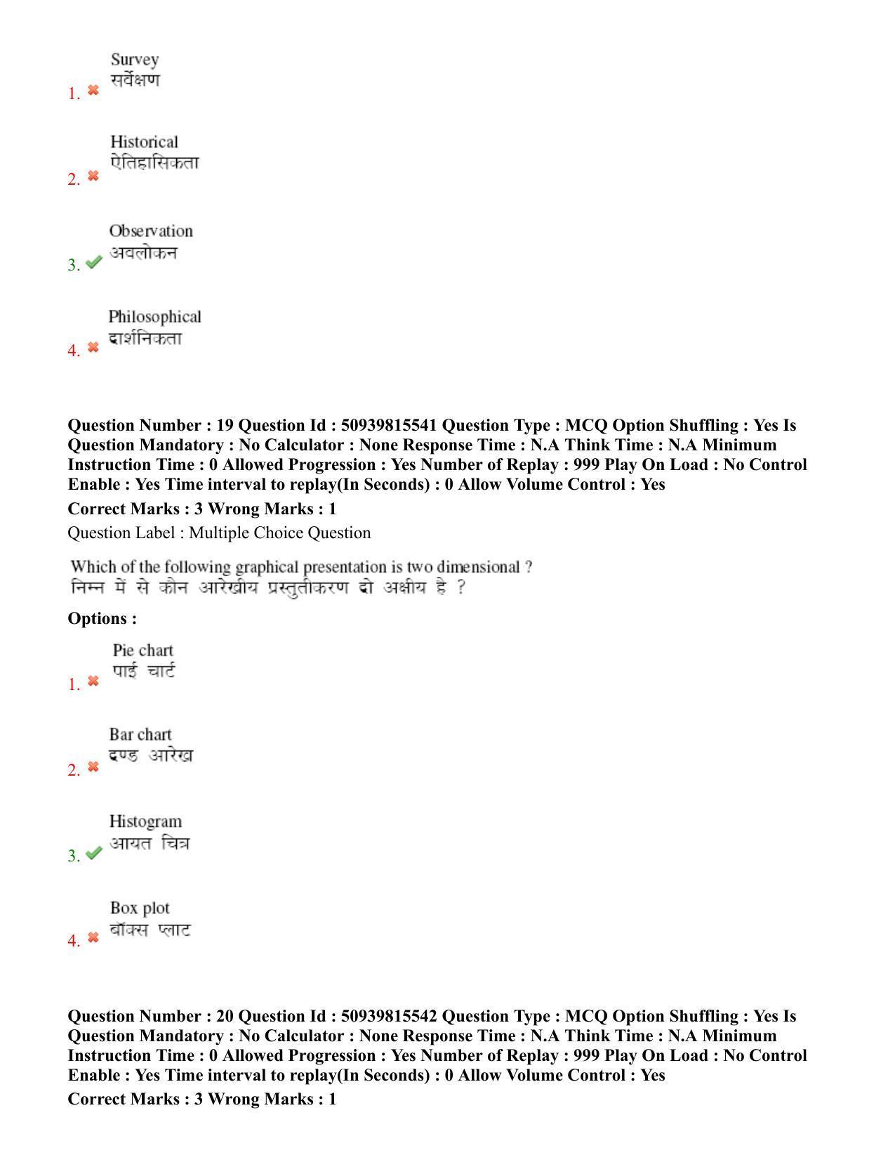 BHU RET Jyotish Falit 2020 Question Paper  - Page 13