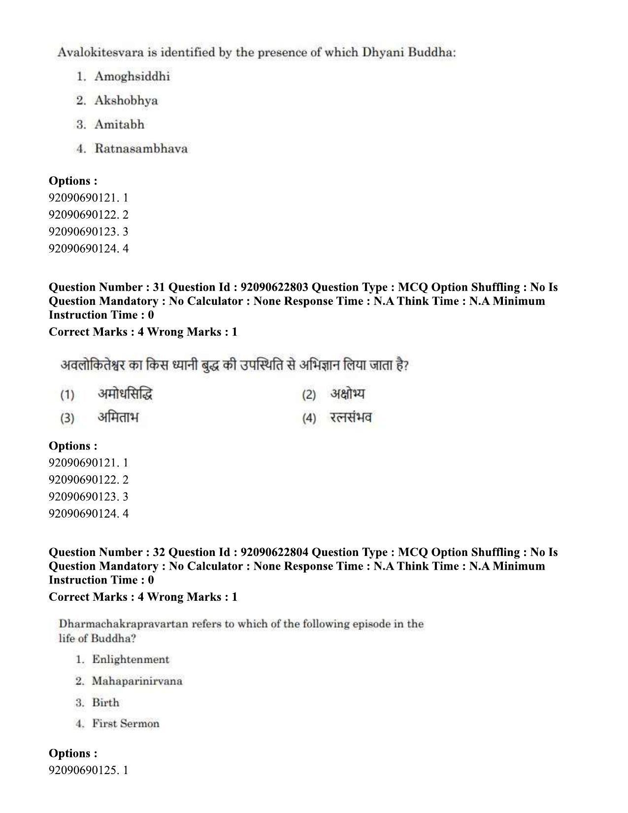 CUET PG 2023: HUQP10 – History of Art Eng - Shift 2 (24-06-2023) Question Paper - Page 30