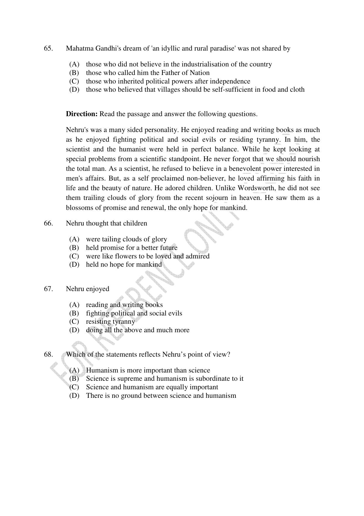 CUSAT CAT 2023 M.Voc Software Applications Development Question Paper - Page 14