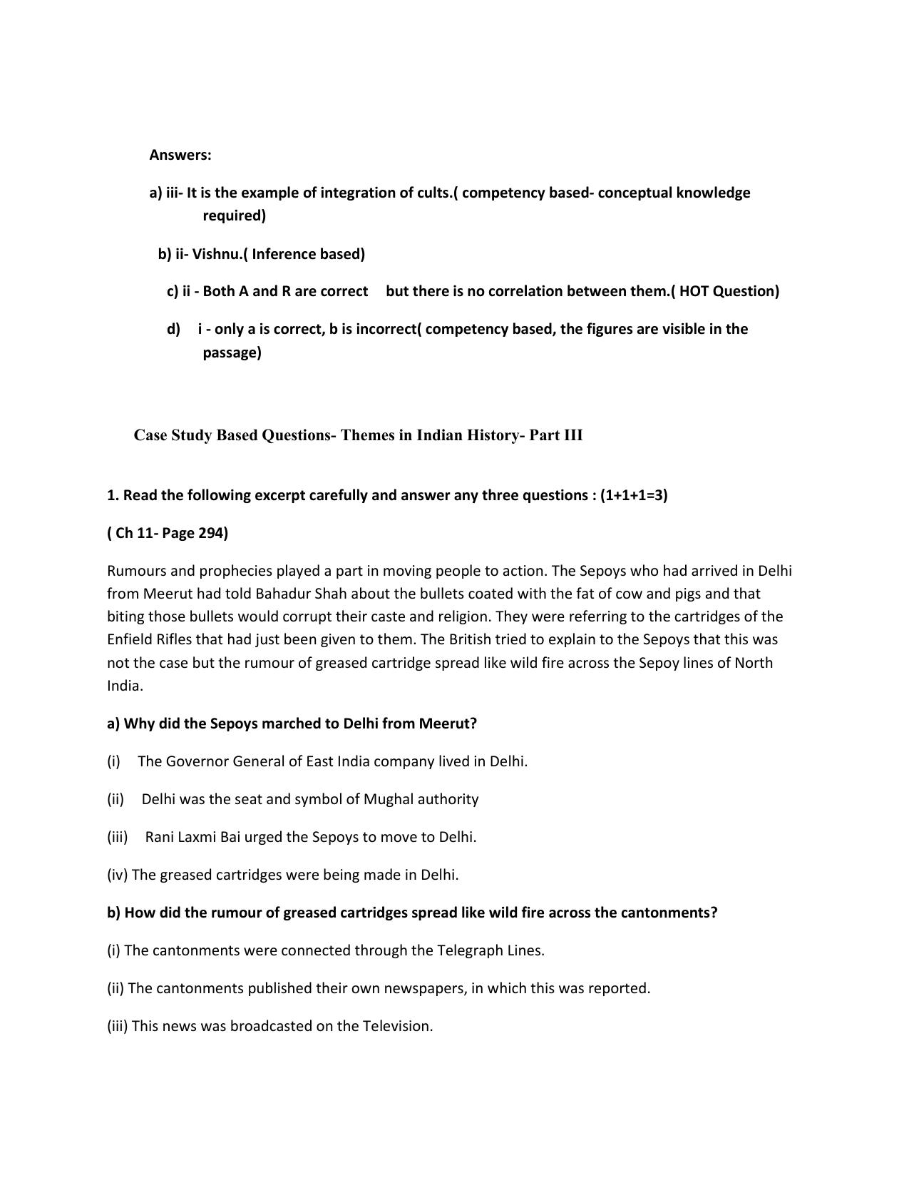 CBSE Class XII History Question Bank - Page 10