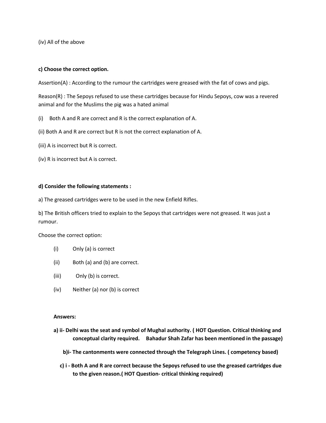 CBSE Class XII History Question Bank - Page 11