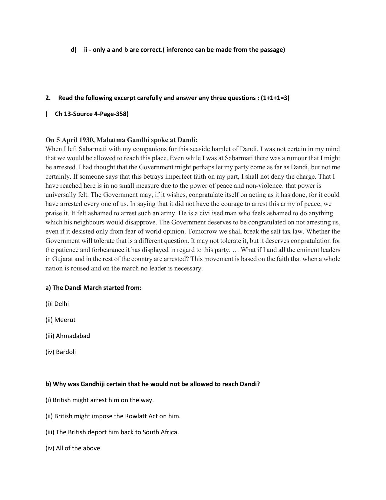 CBSE Class XII History Question Bank - Page 12