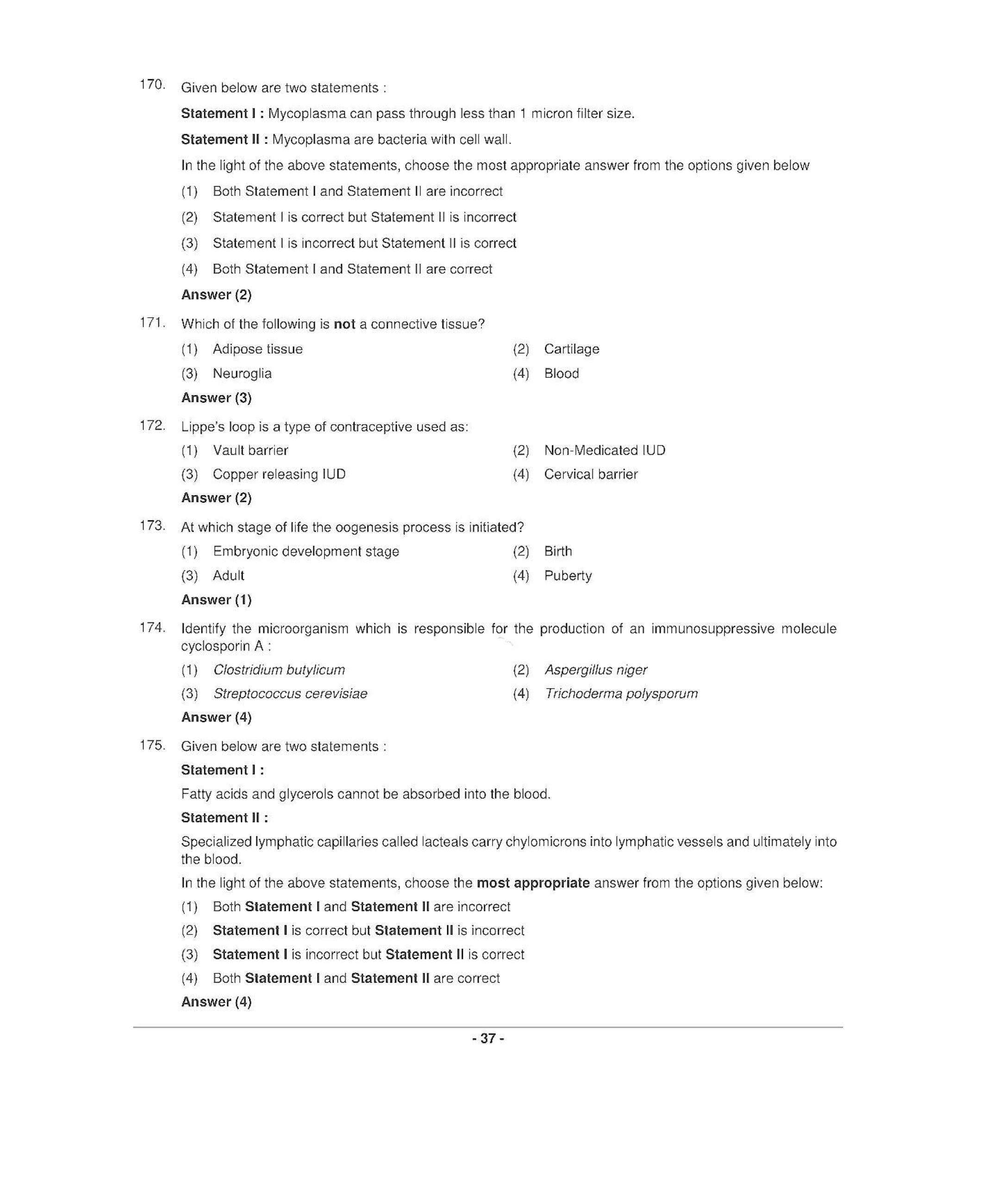 NEET T6 2021 Question Paper - Page 36