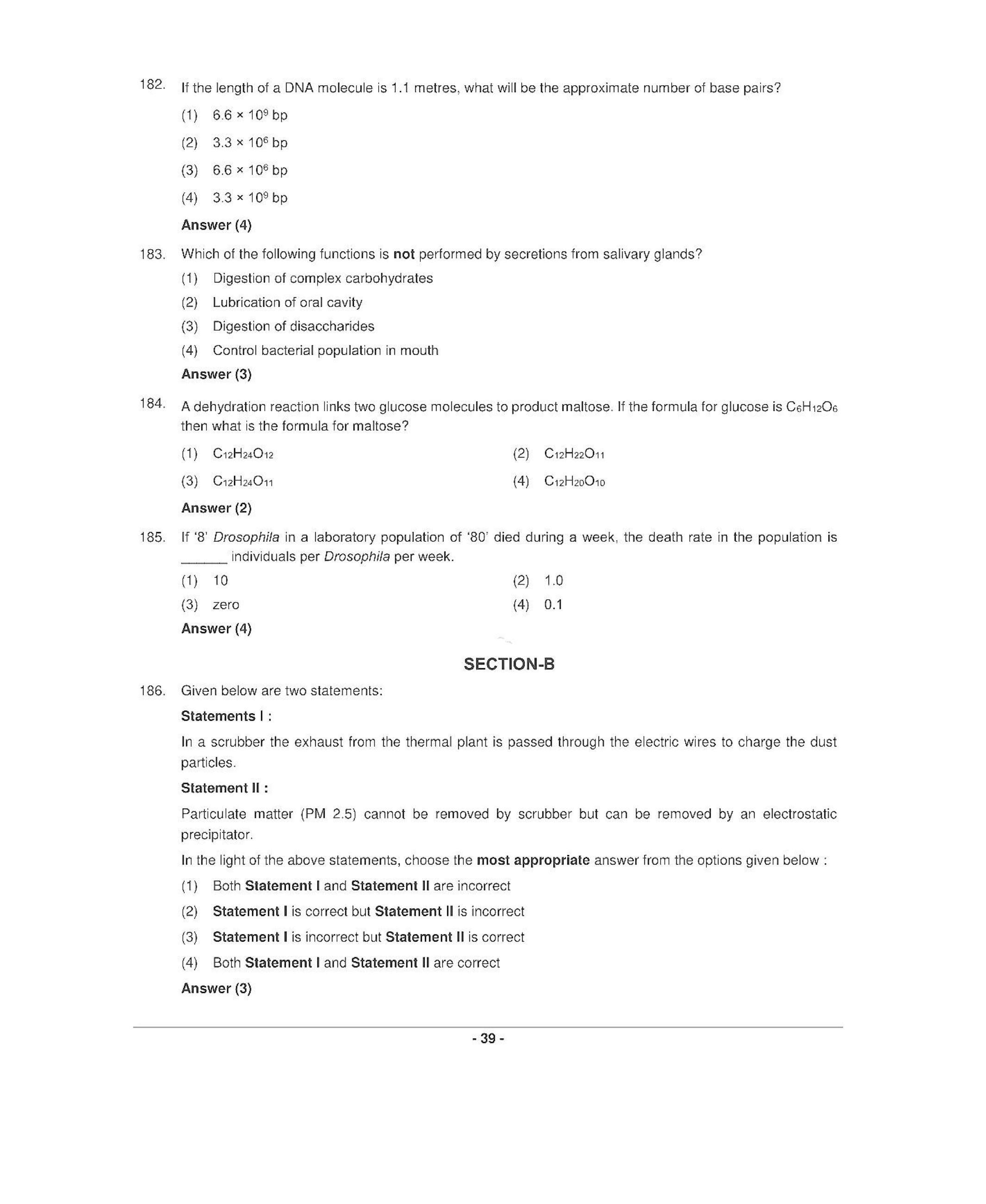 NEET T6 2021 Question Paper - Page 38
