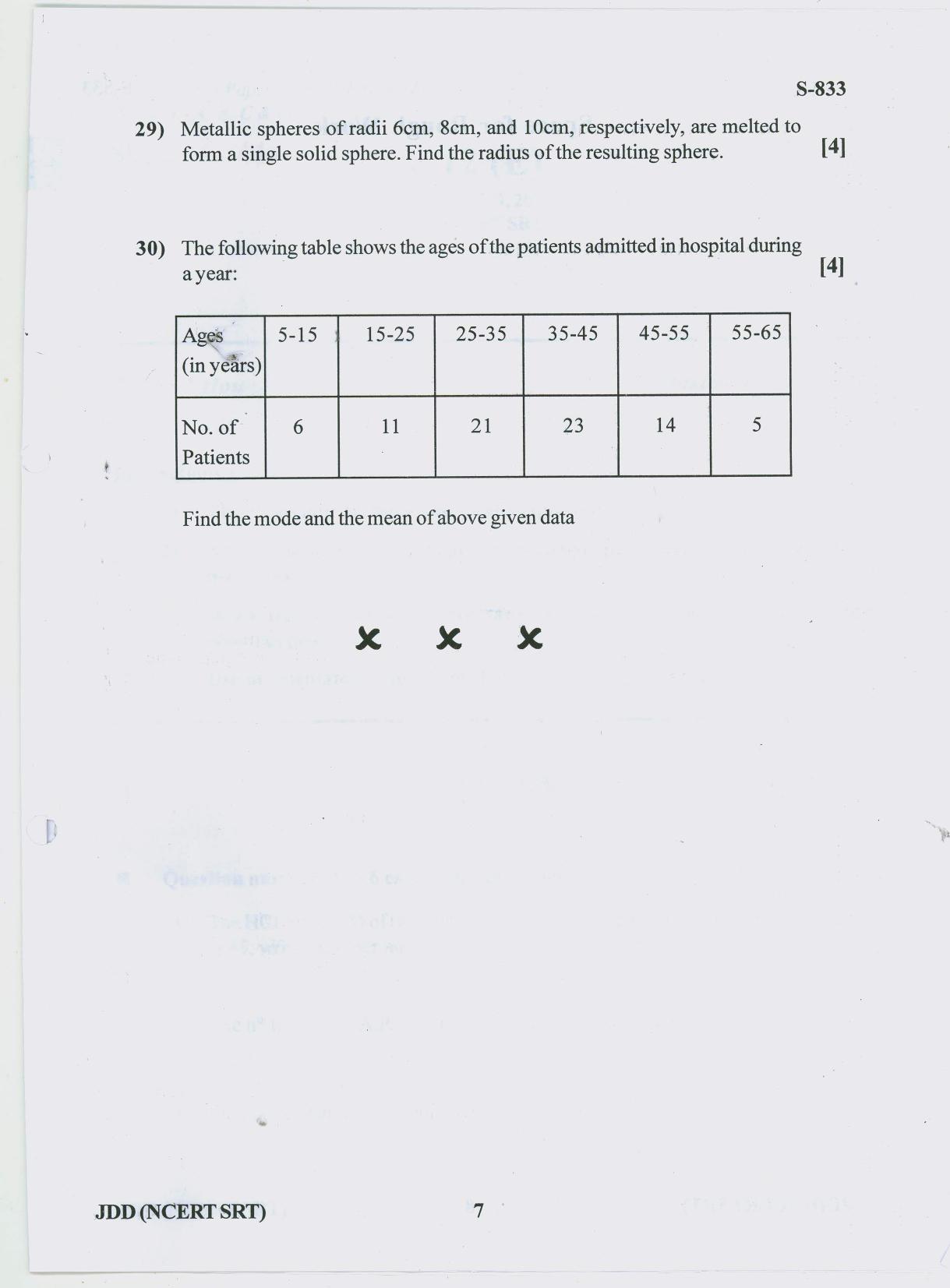 Gujarat Board Class 10th 12 ENGLISH NCERT SRT 2019 Question Paper - Page 7