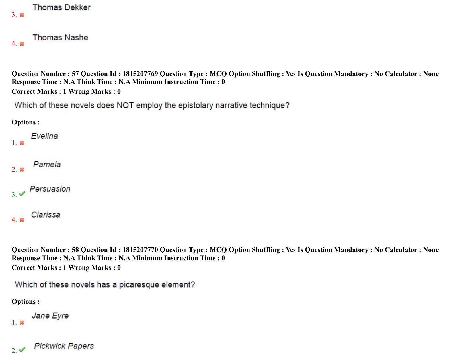TS CPGET 2023 M A English (Shift 3) Question Paper with Answer Key - Page 33