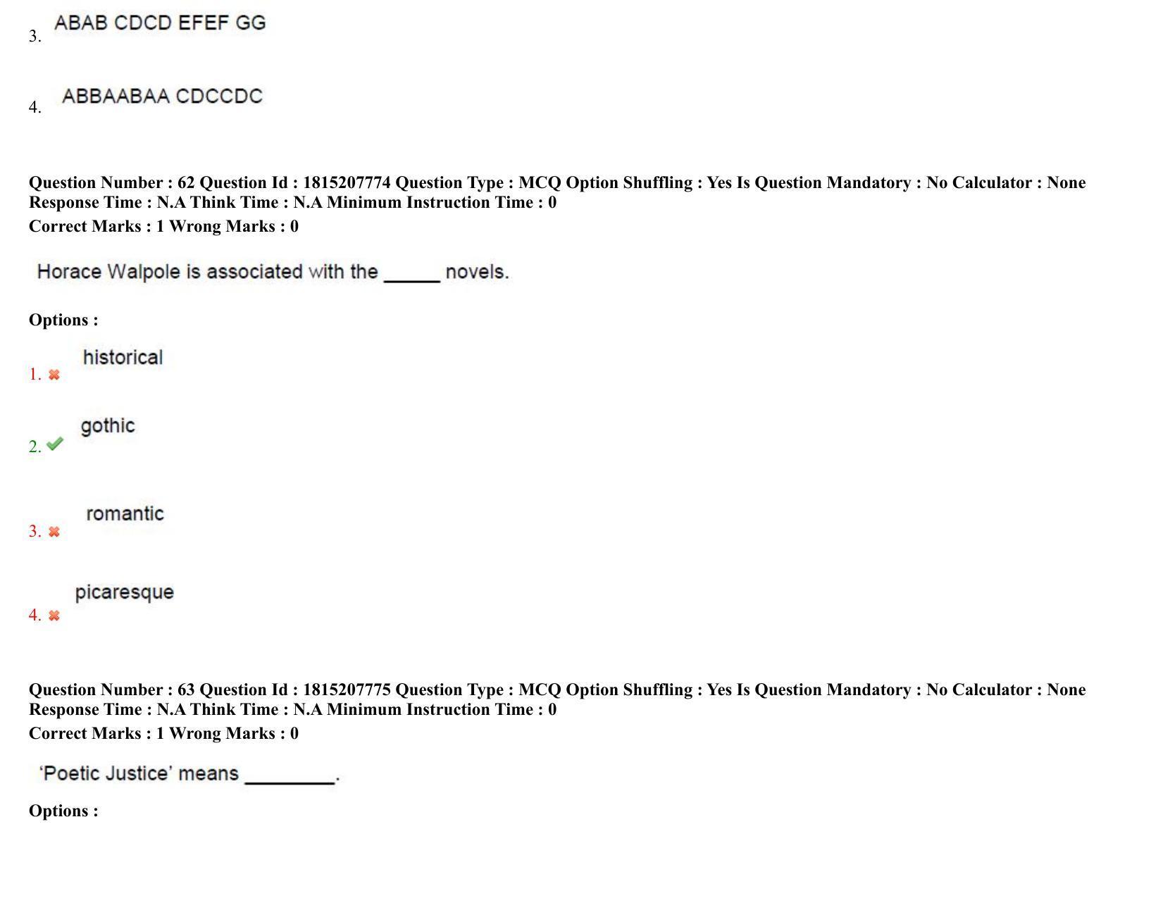 TS CPGET 2023 M A English (Shift 3) Question Paper with Answer Key - Page 36