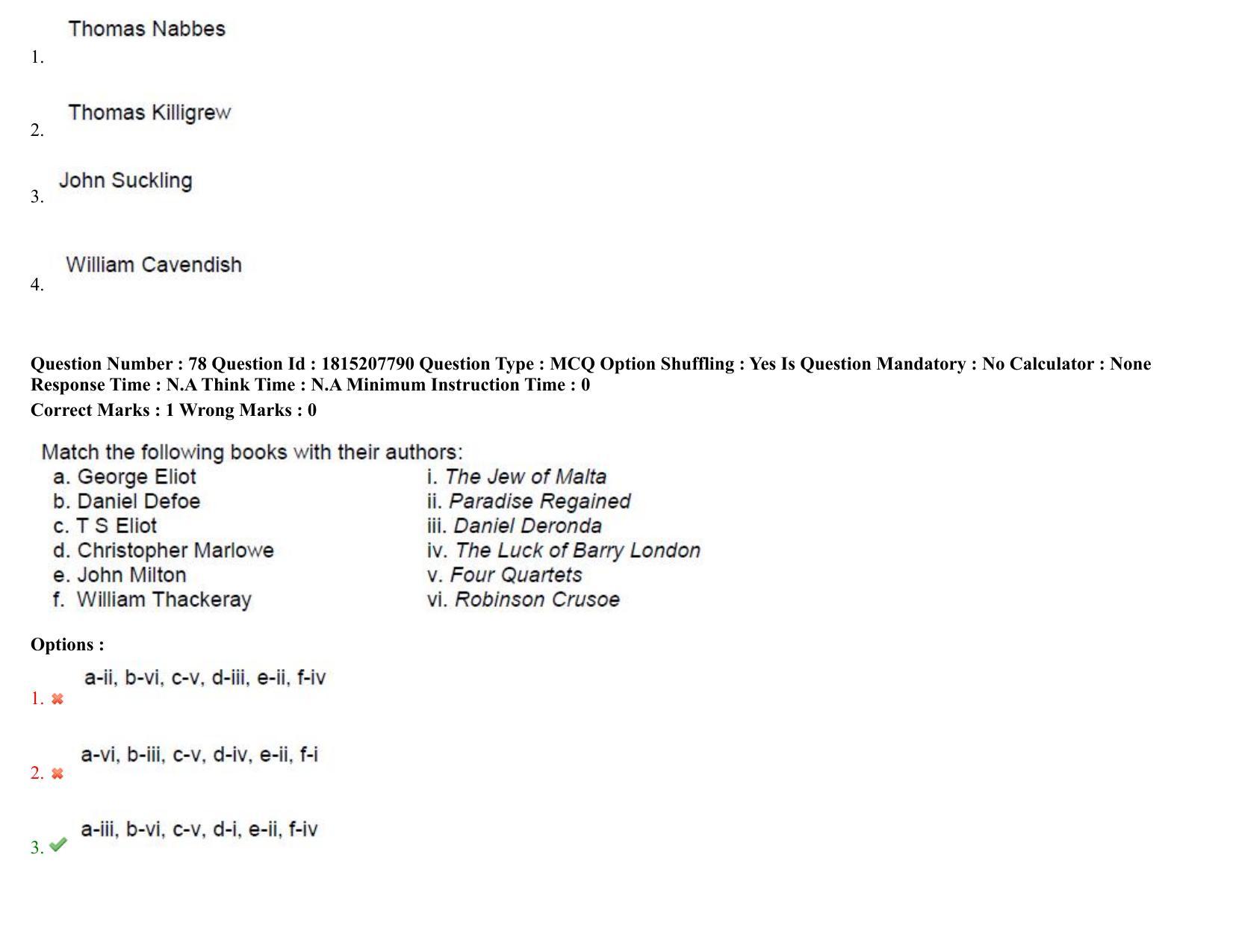 TS CPGET 2023 M A English (Shift 3) Question Paper with Answer Key - Page 45
