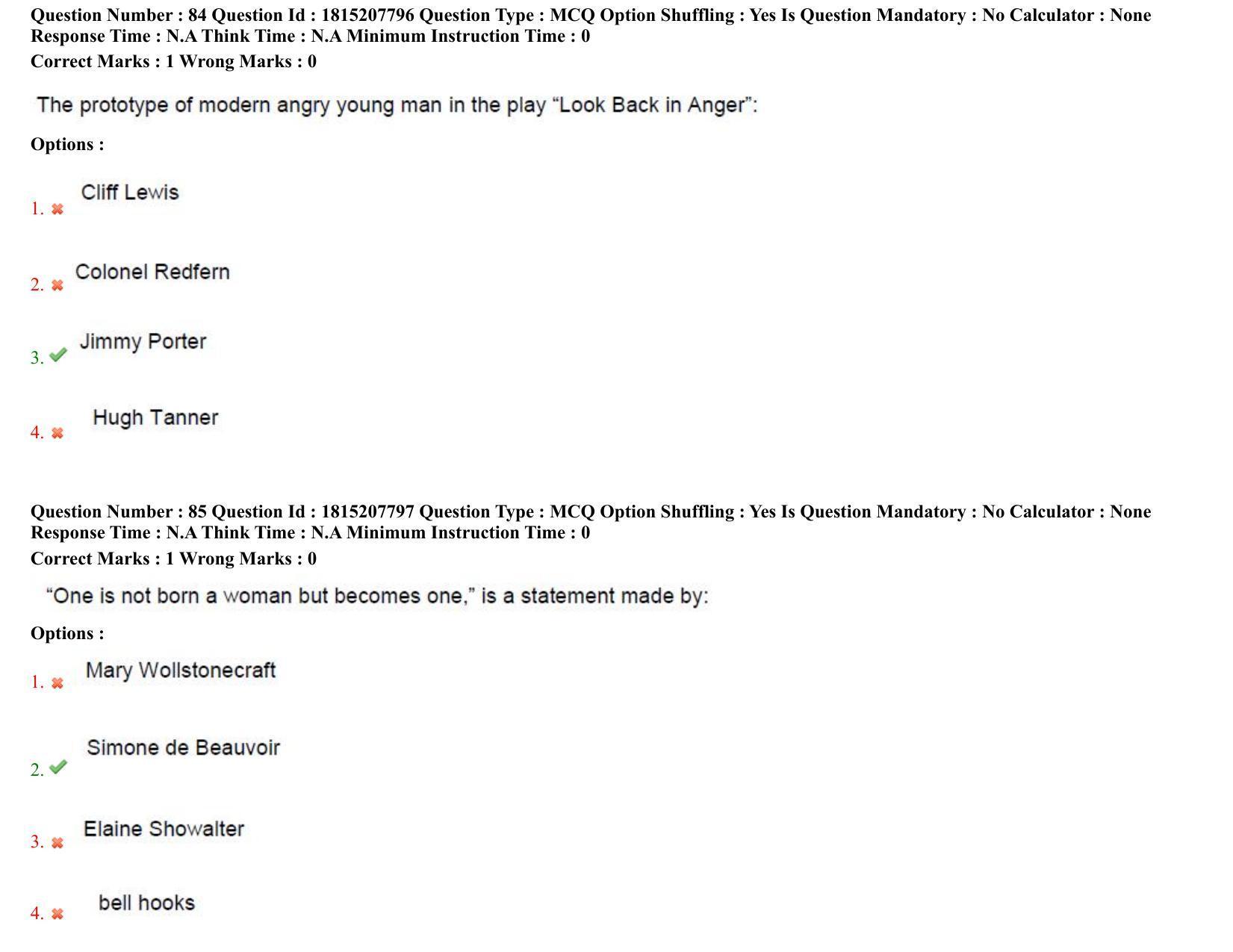 TS CPGET 2023 M A English (Shift 3) Question Paper with Answer Key - Page 49