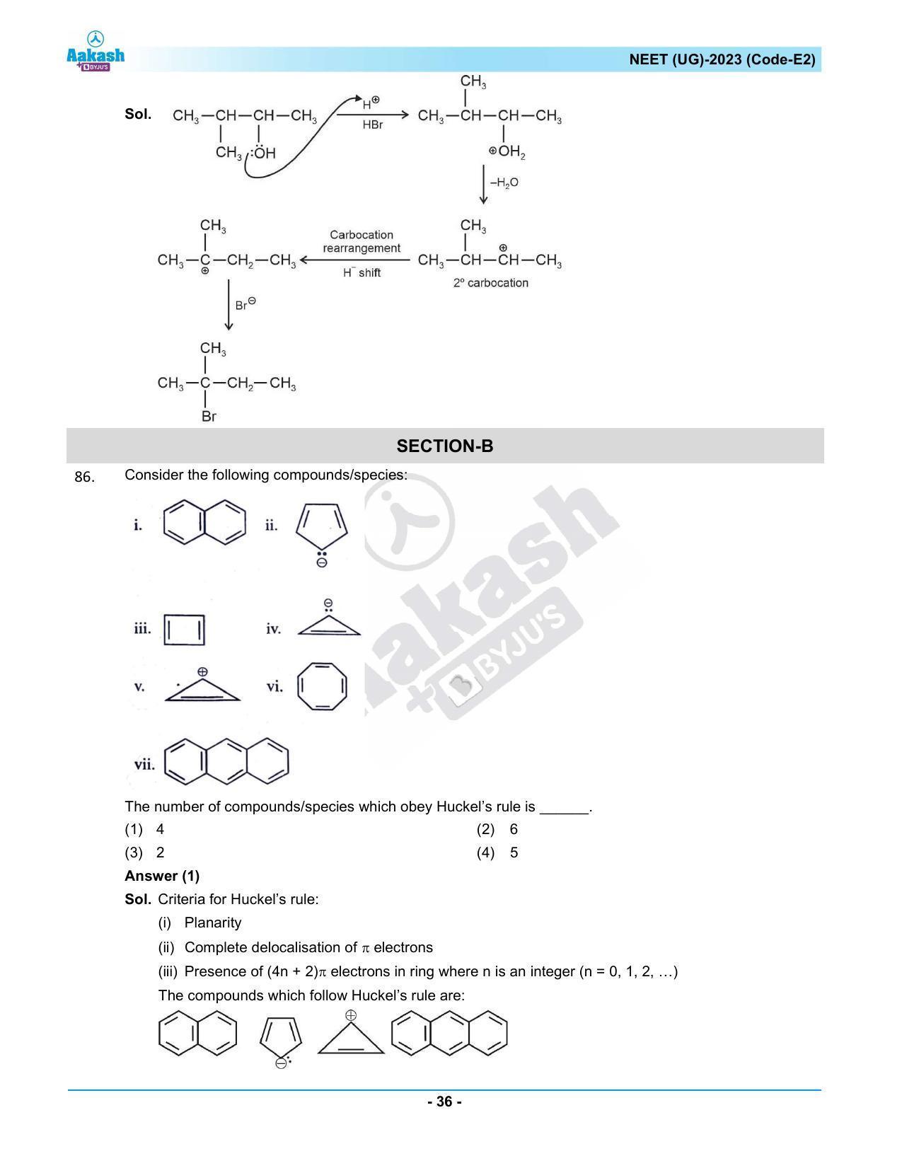 NEET 2023 Question Paper E2 - Page 36