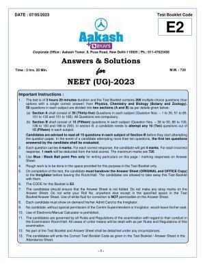 NEET 2023 Question Paper E2