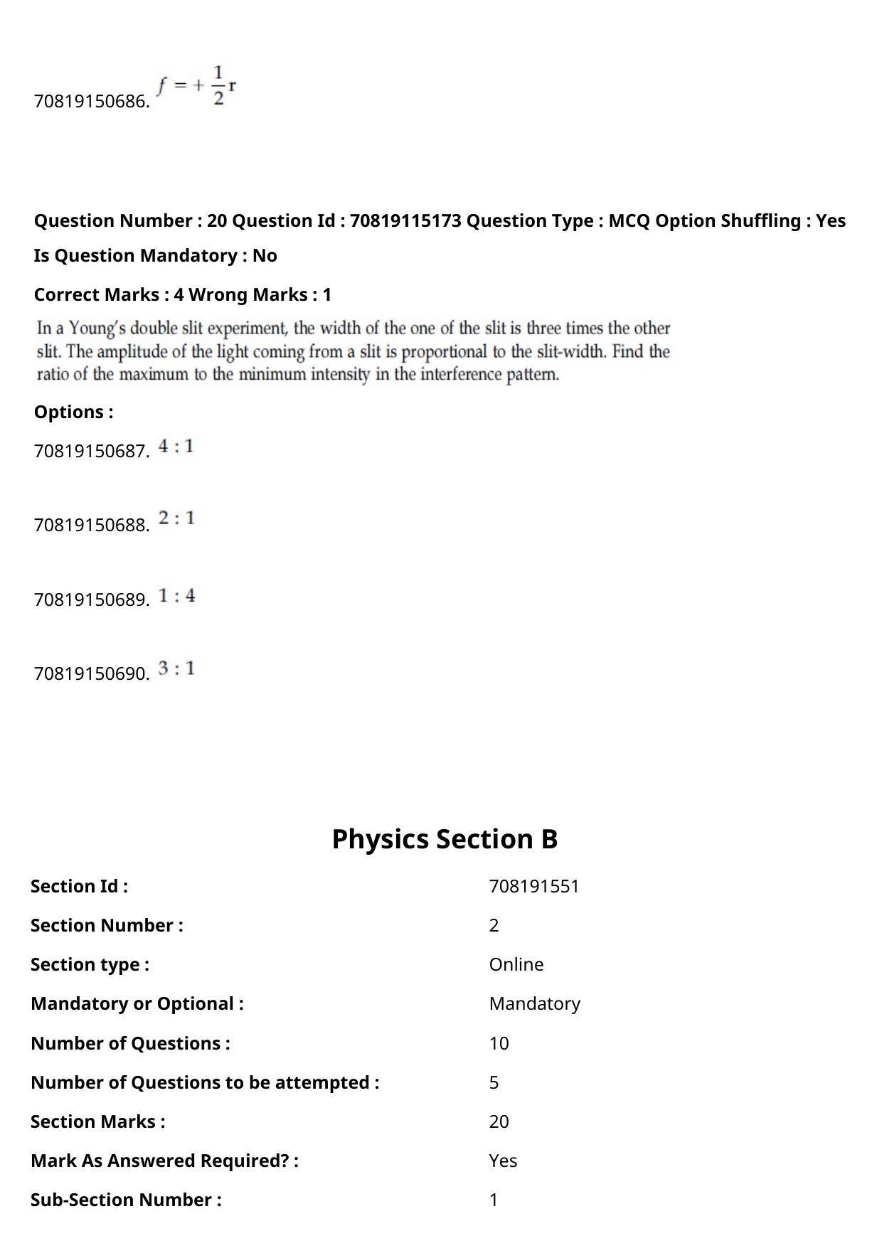 JEE Mains 2021: BTech English (Shift 1) 24-02-2021 Question Paper - Page 14