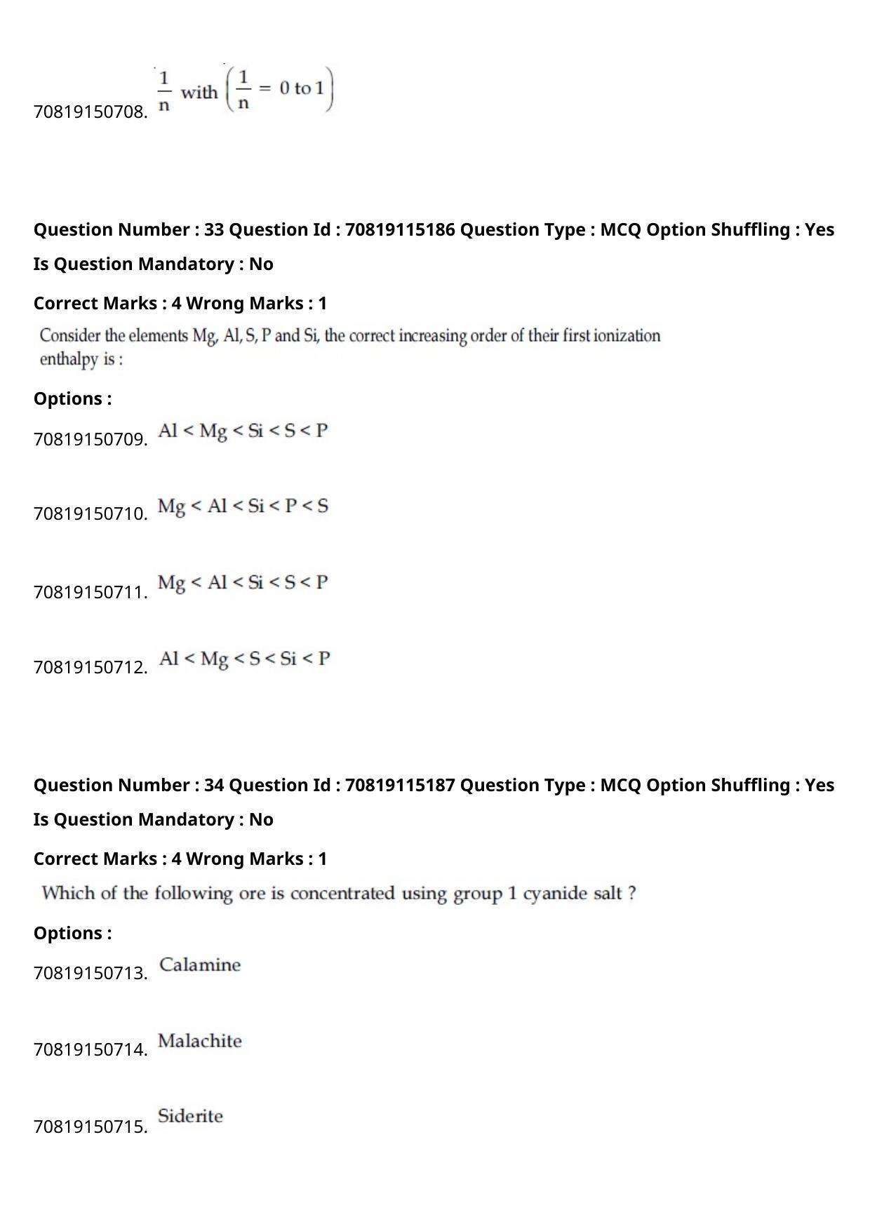 JEE Mains 2021: BTech English (Shift 1) 24-02-2021 Question Paper - Page 21