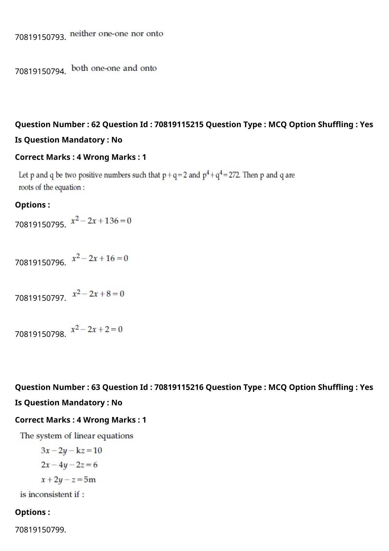 JEE Mains 2021: BTech English (Shift 1) 24-02-2021 Question Paper - Page 38